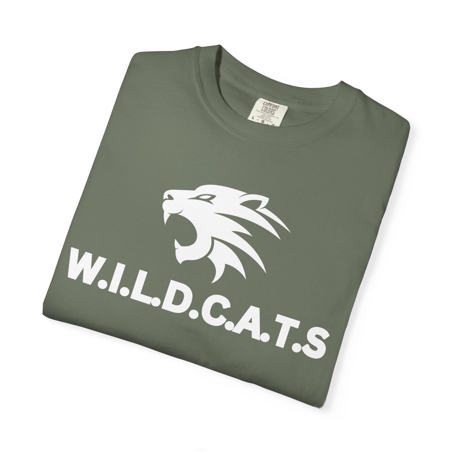 Wildcats Christian White Letters & Image Specialty