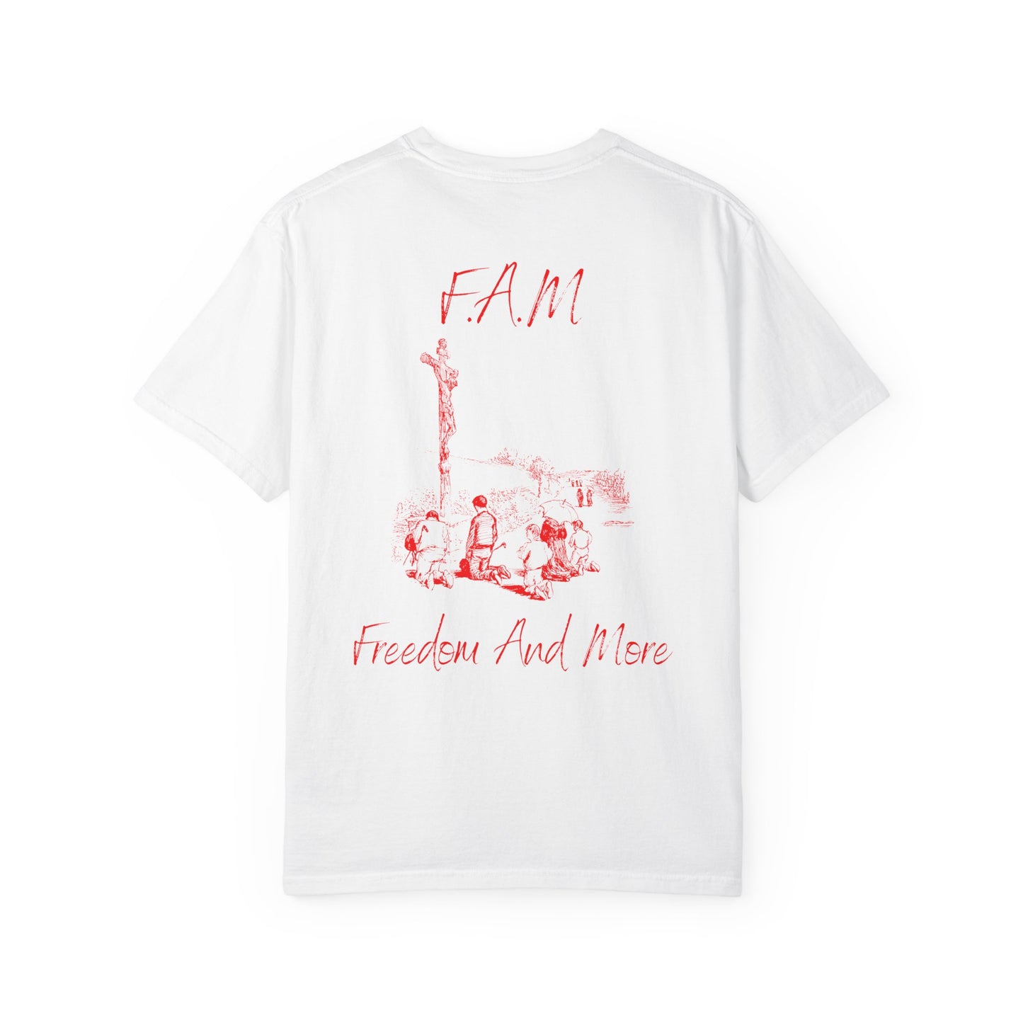 Fam Christian Red Letters & Image