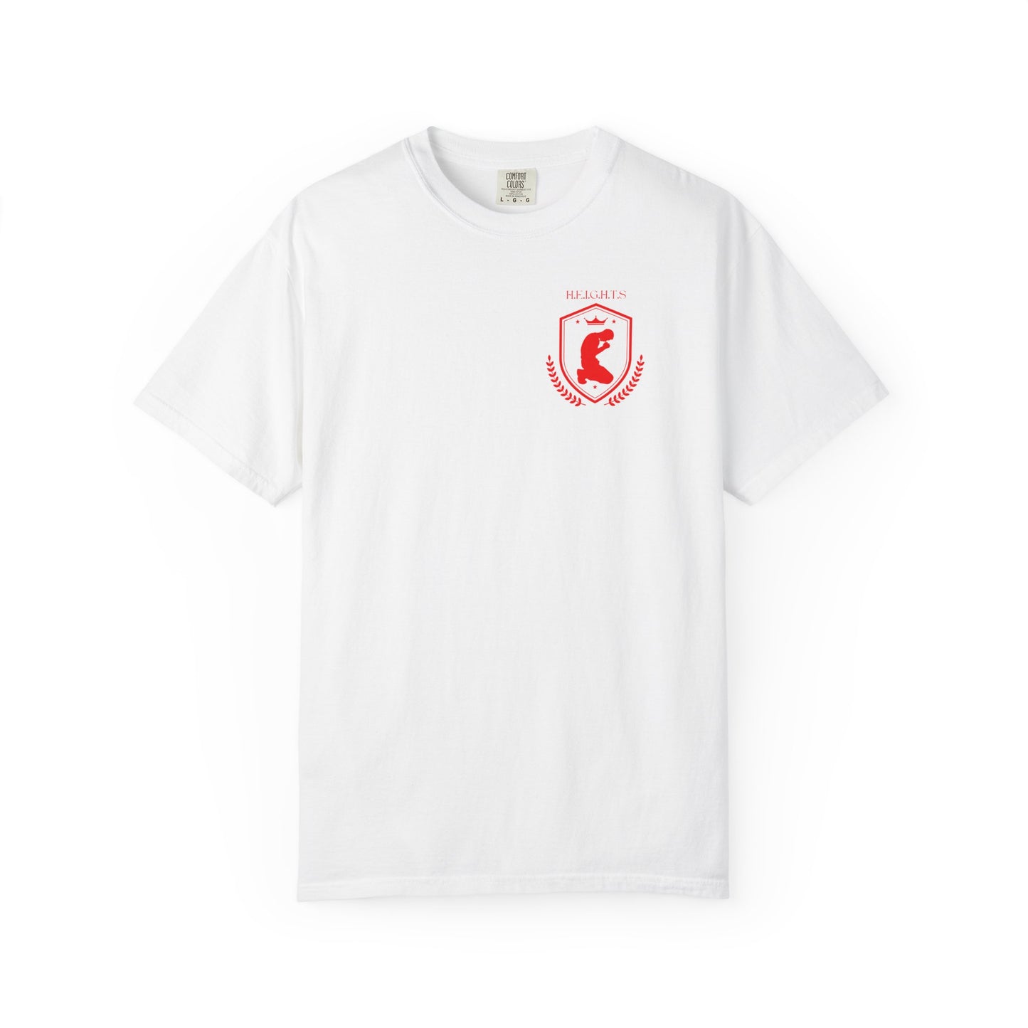Heights Christian Red Letters & Image