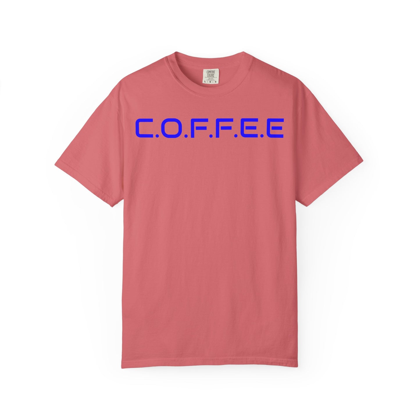 Adult Coffee Christian Blue Words Only
