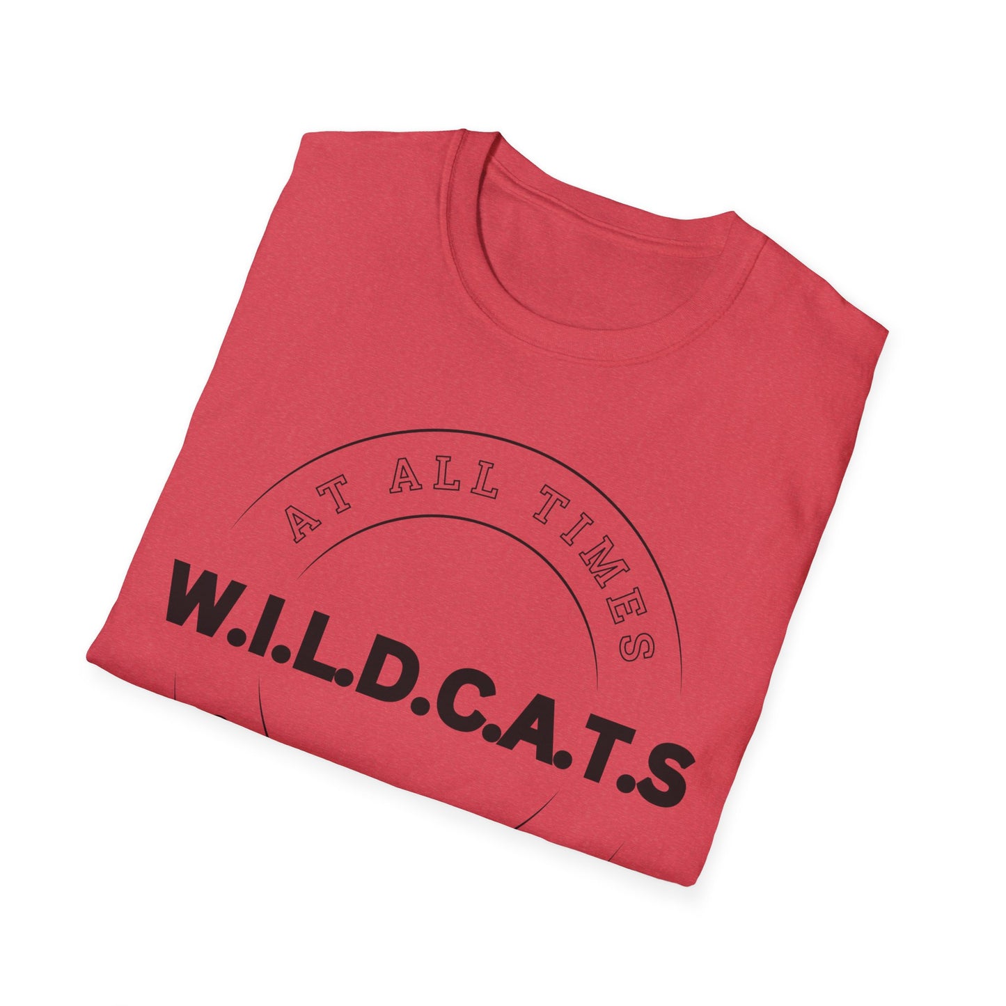Wildcats Christian Black Letters & Picture