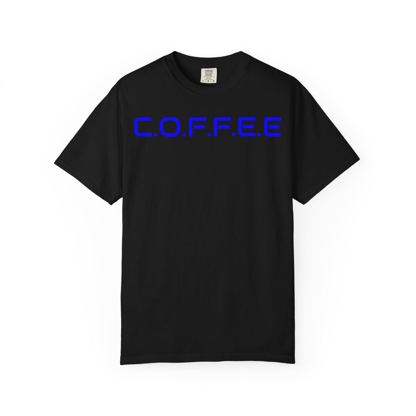 Adult Coffee Christian Blue Words Only