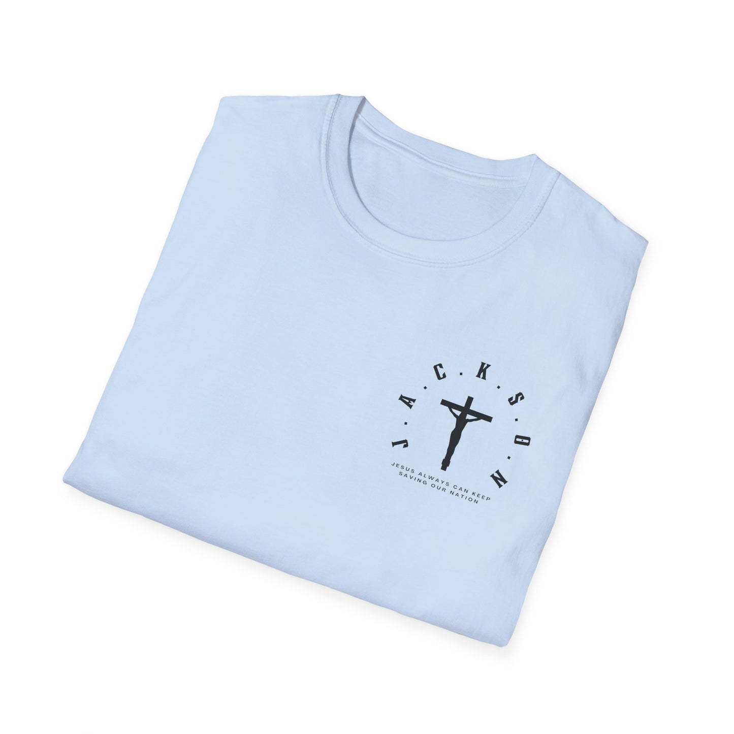 Jackson Believing Christian Black Letters & Cross