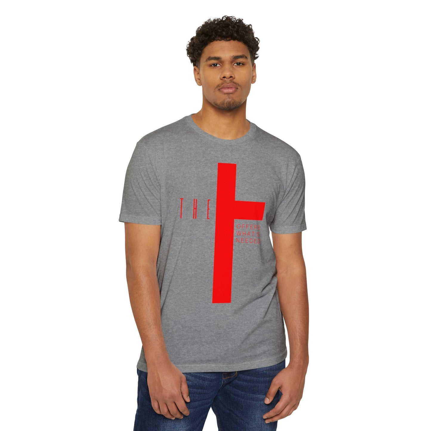 T-Town Red Cross & Letters Blended
