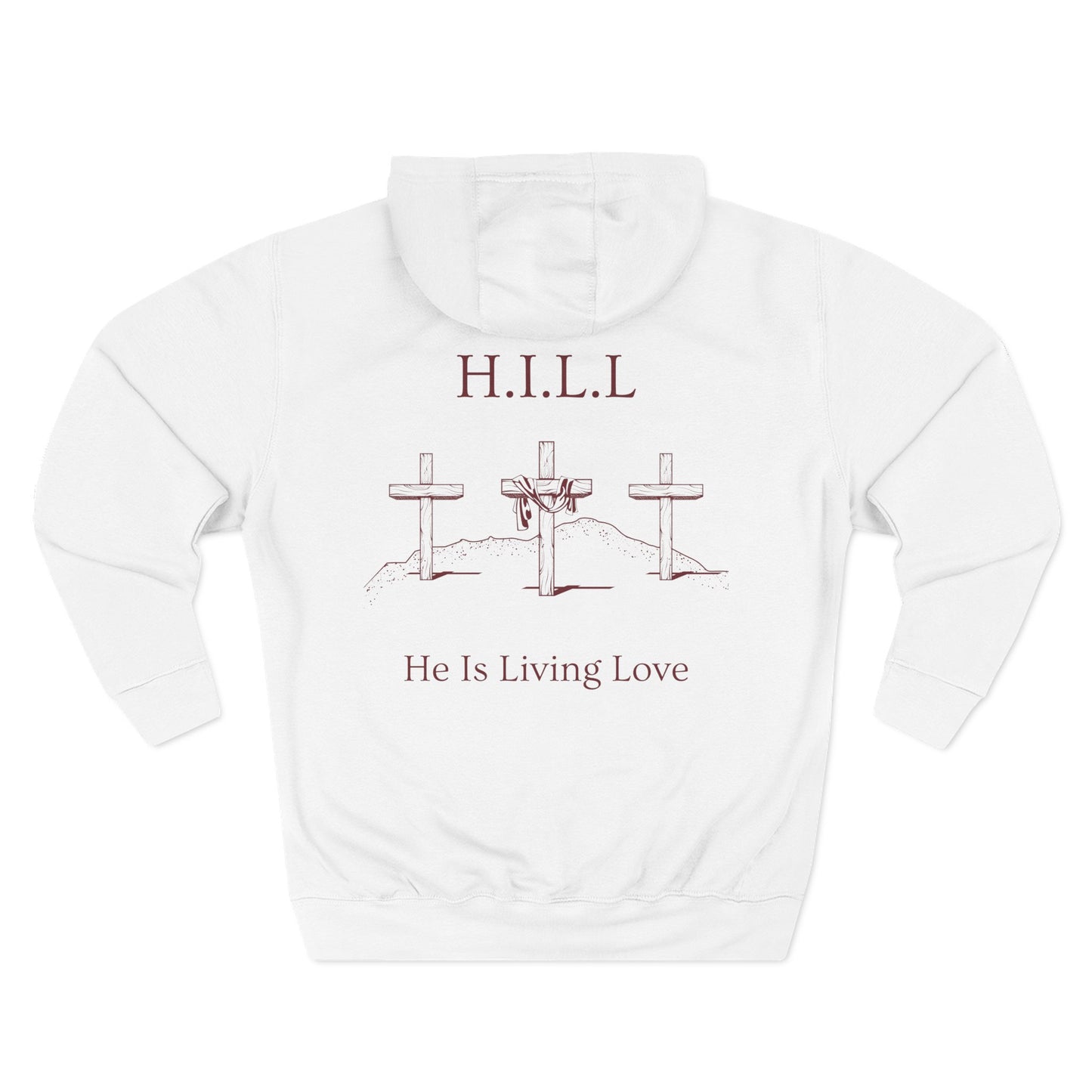 Hill Christian Marron Words Hoodie