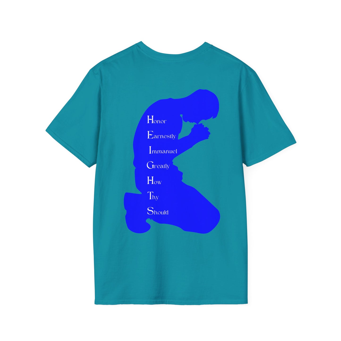 Heights Christian Blue Letters & Image