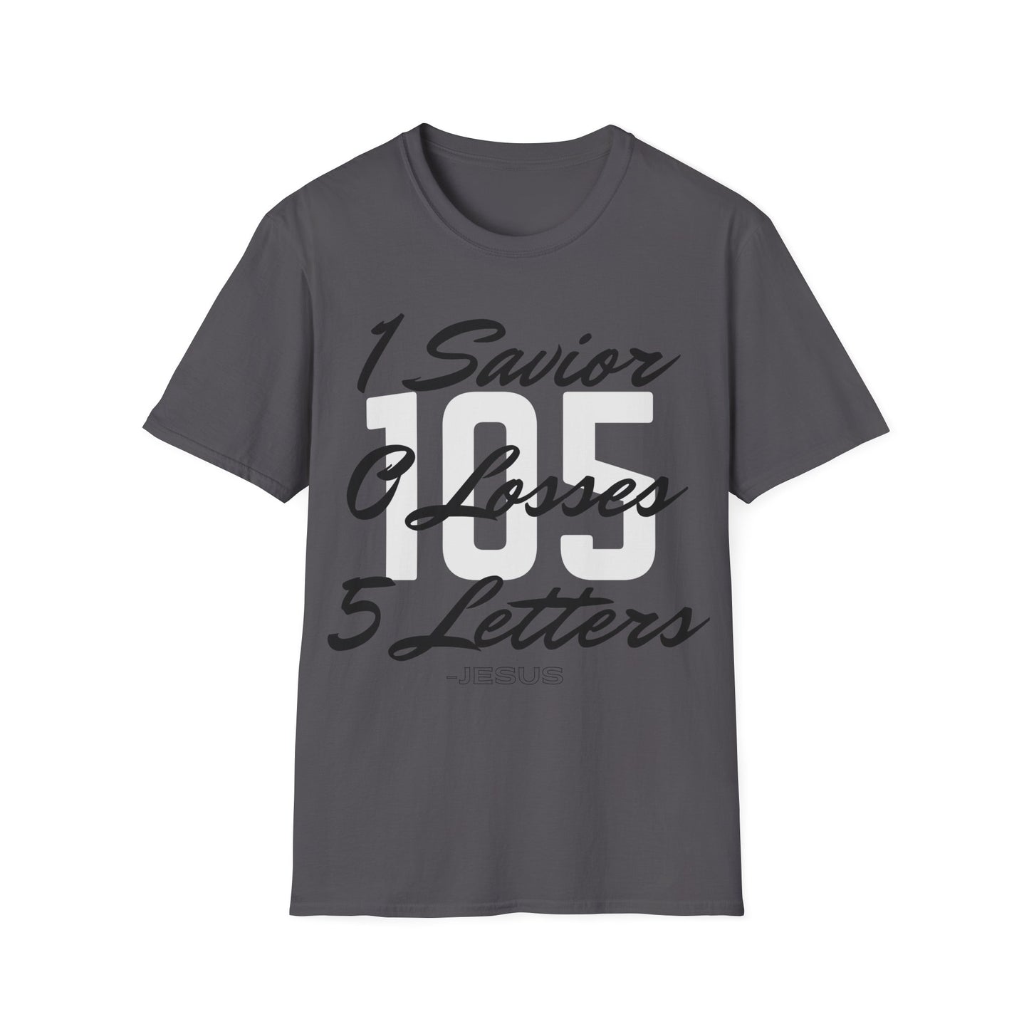 Adult 105 Christian Black and White Letters