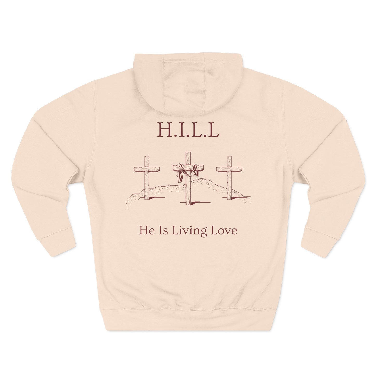 Hill Christian Marron Words Hoodie
