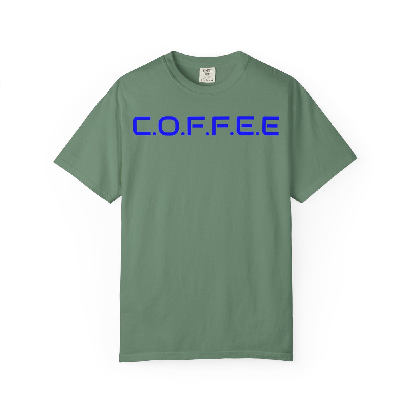 Adult Coffee Christian Blue Words Only