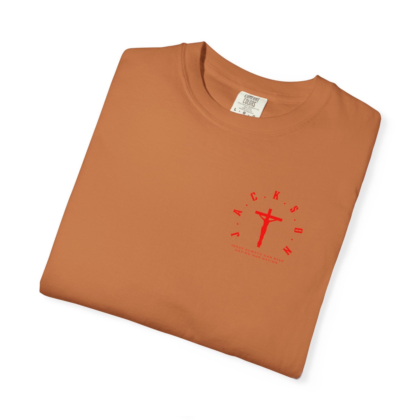 Jackson Believing Christian Red Letters & Cross