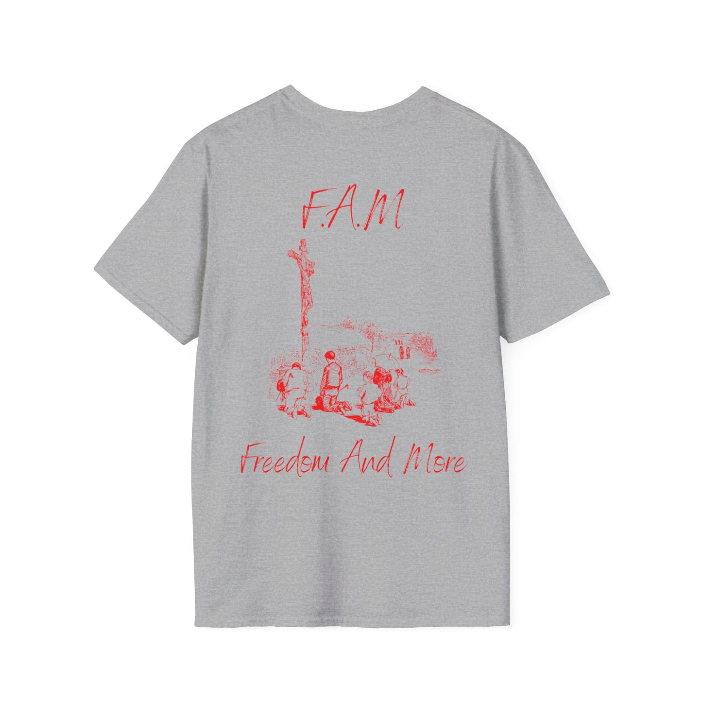 Fam Christian Red Letters & Image