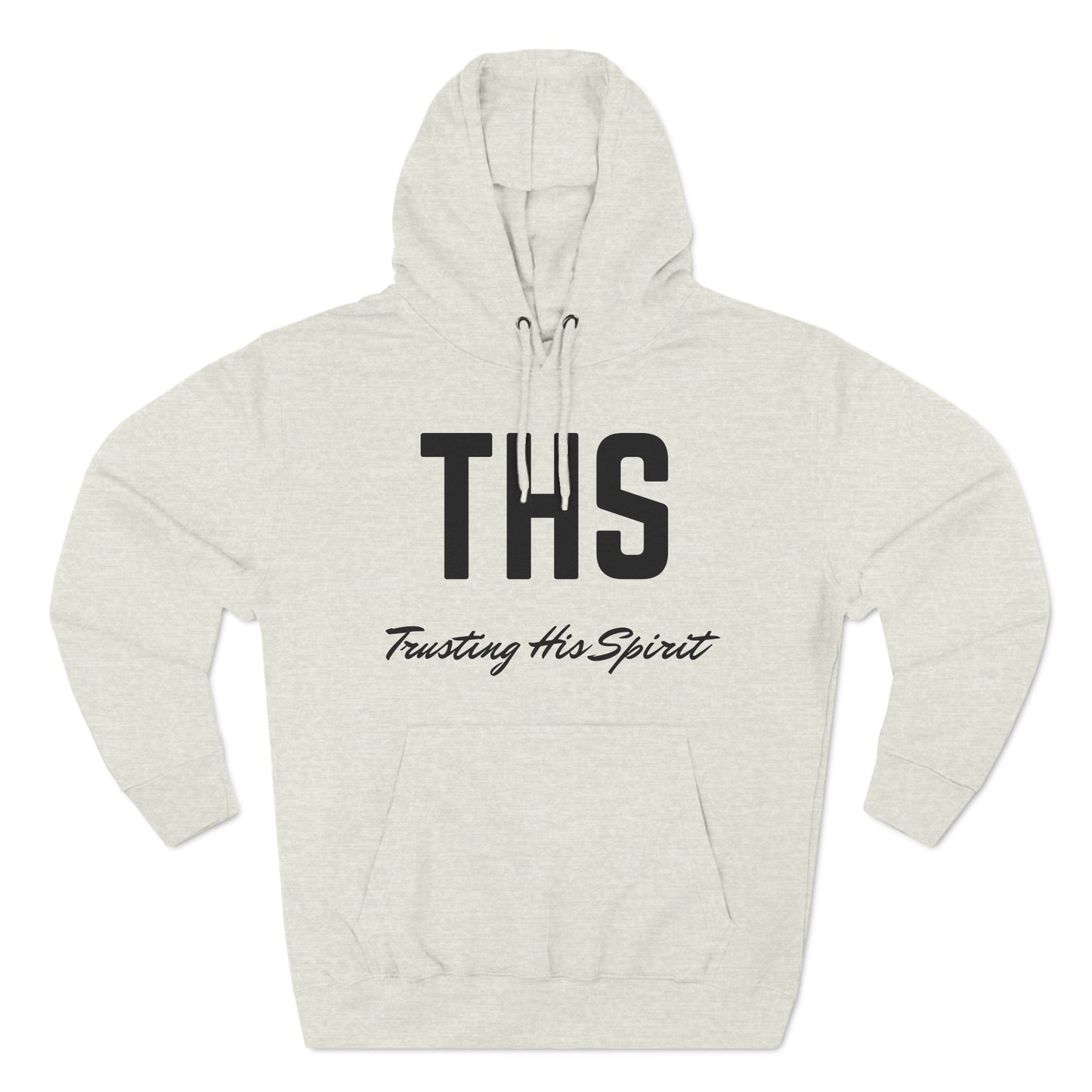 Adult THS Christian Black Letters Hoodie