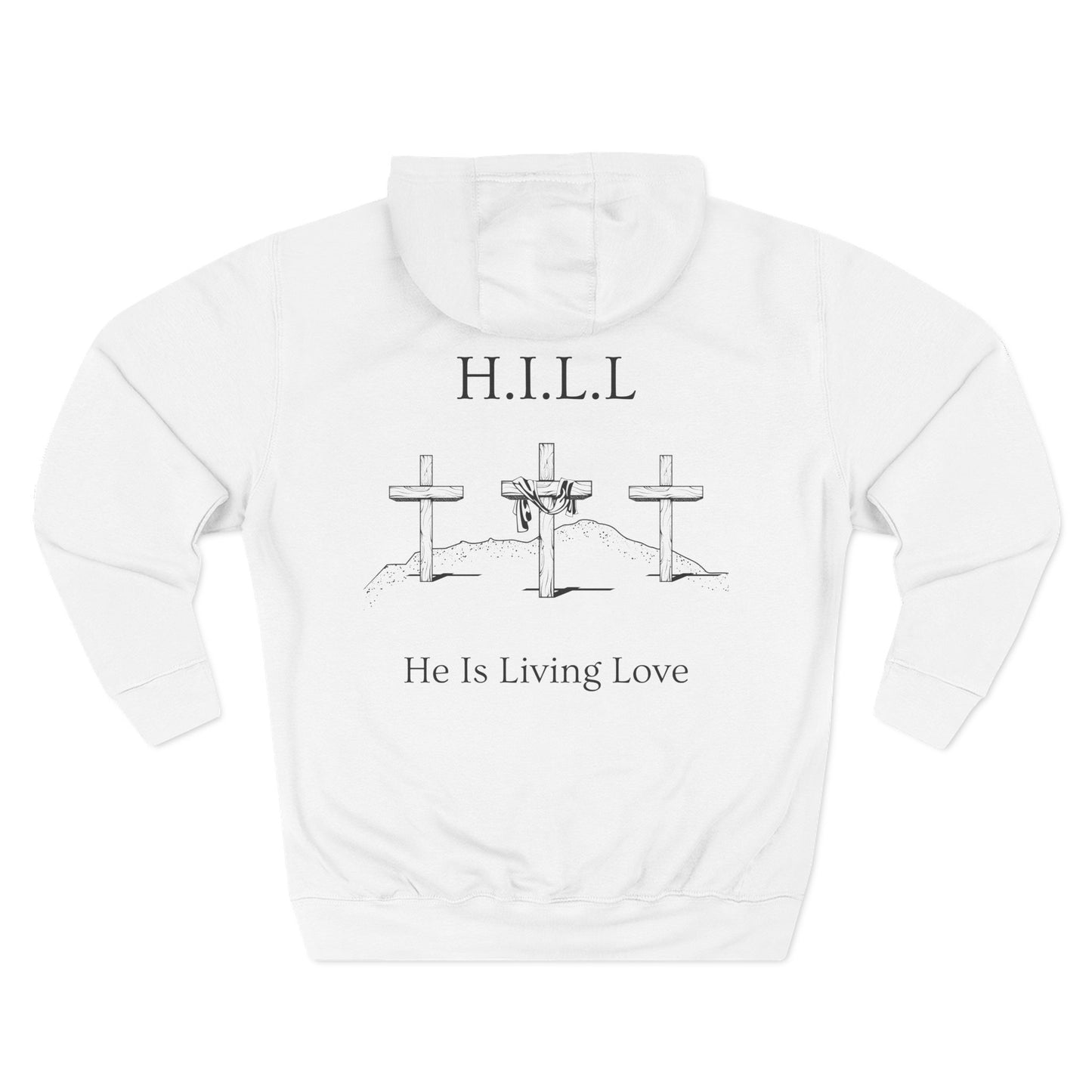 Hill Christian Black Words Hoodie