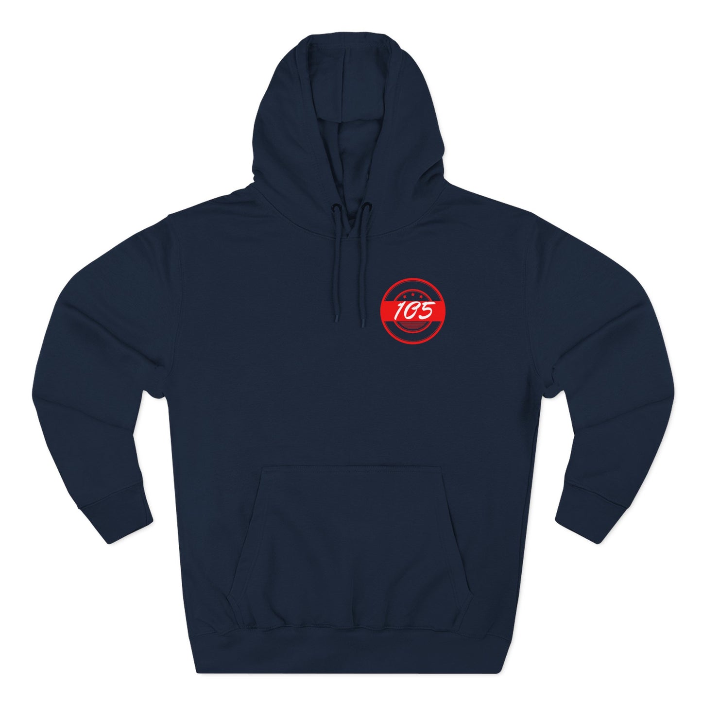 Adult 105 Christian Red and White Letters Hoodie