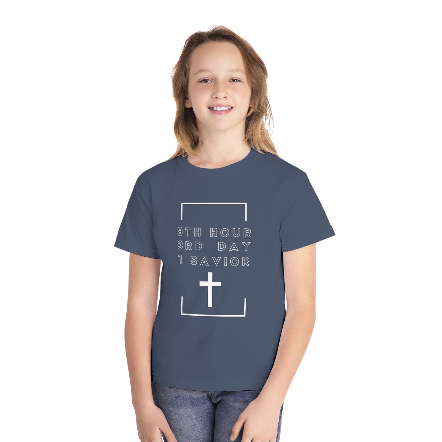 Youth 931 Christian White Letters