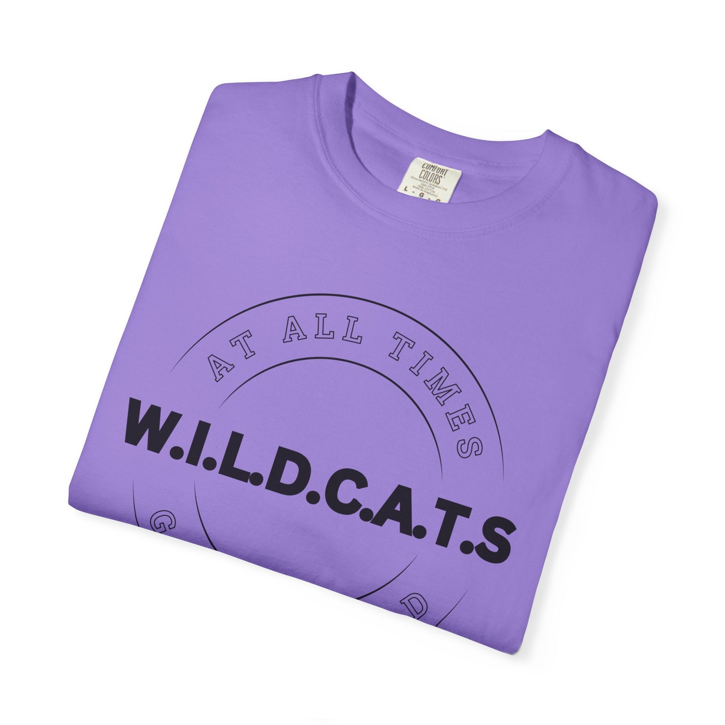 Wildcats Christian Black Letters & Picture