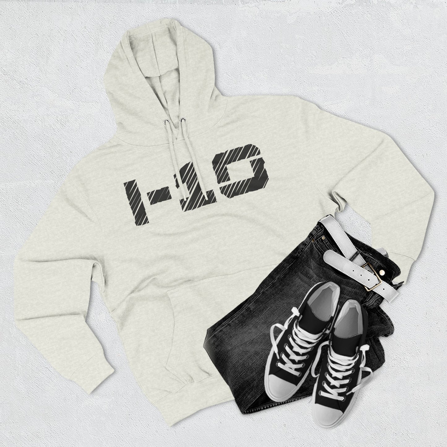 I-10 Christian Black Words Hoodie