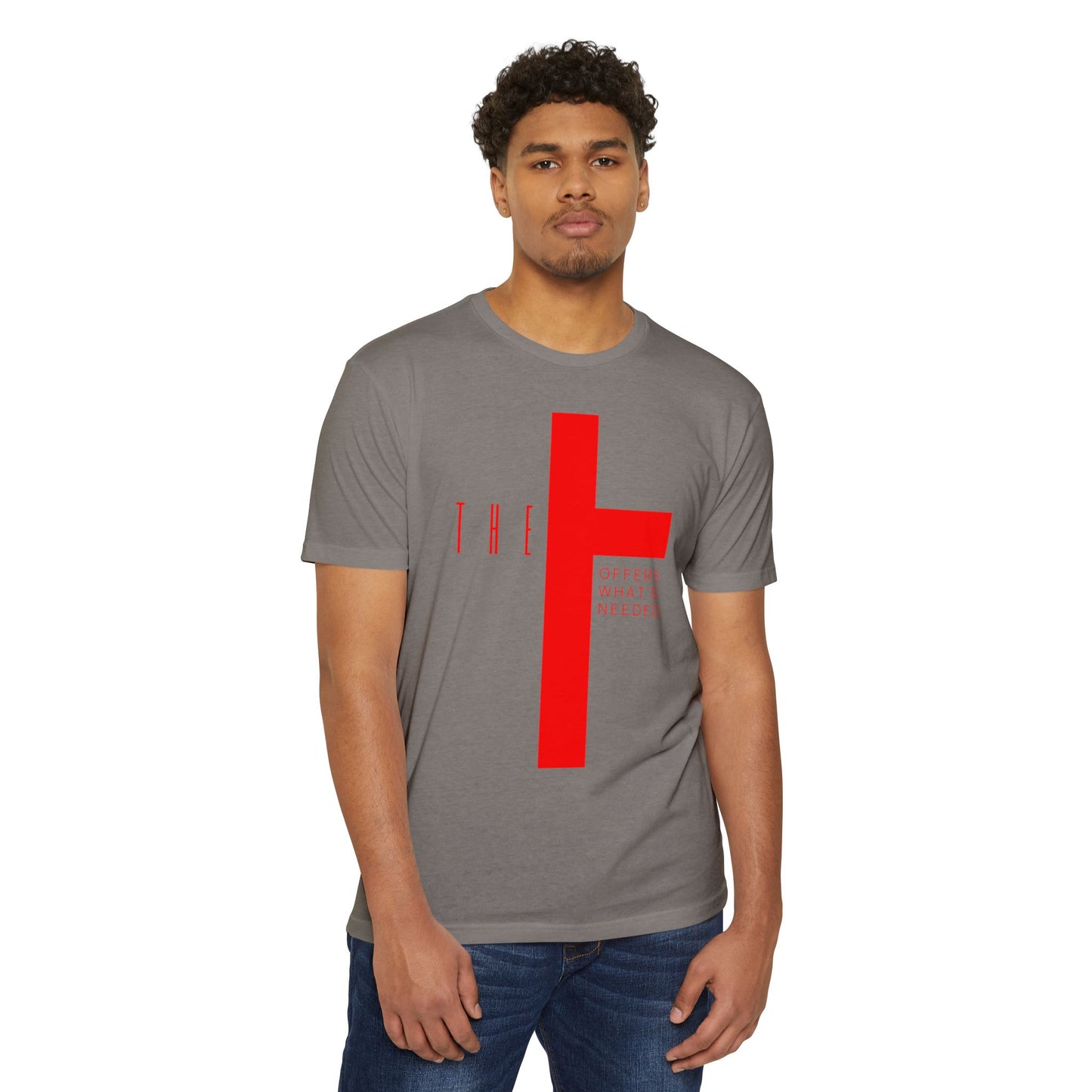 T-Town Red Cross & Letters Blended