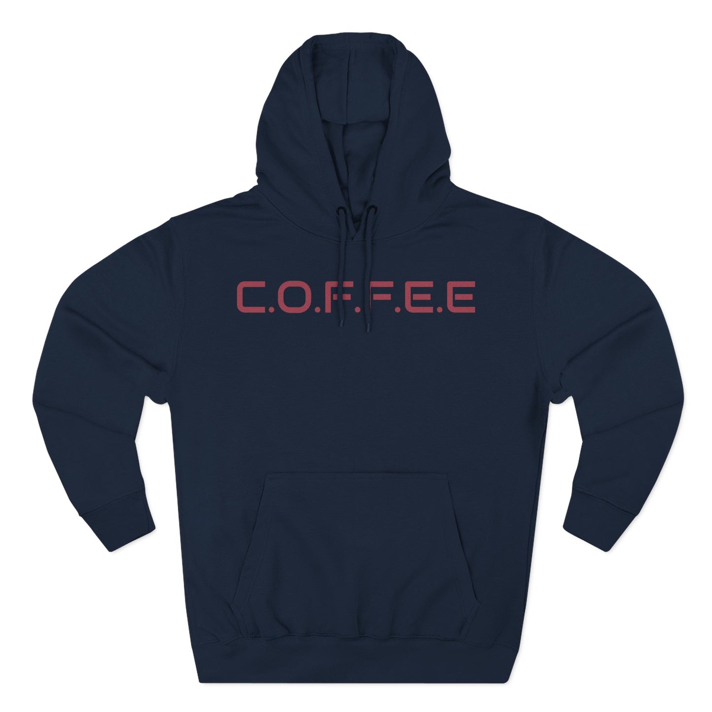 Adult Coffee Christian Marron Words Only Hoodie