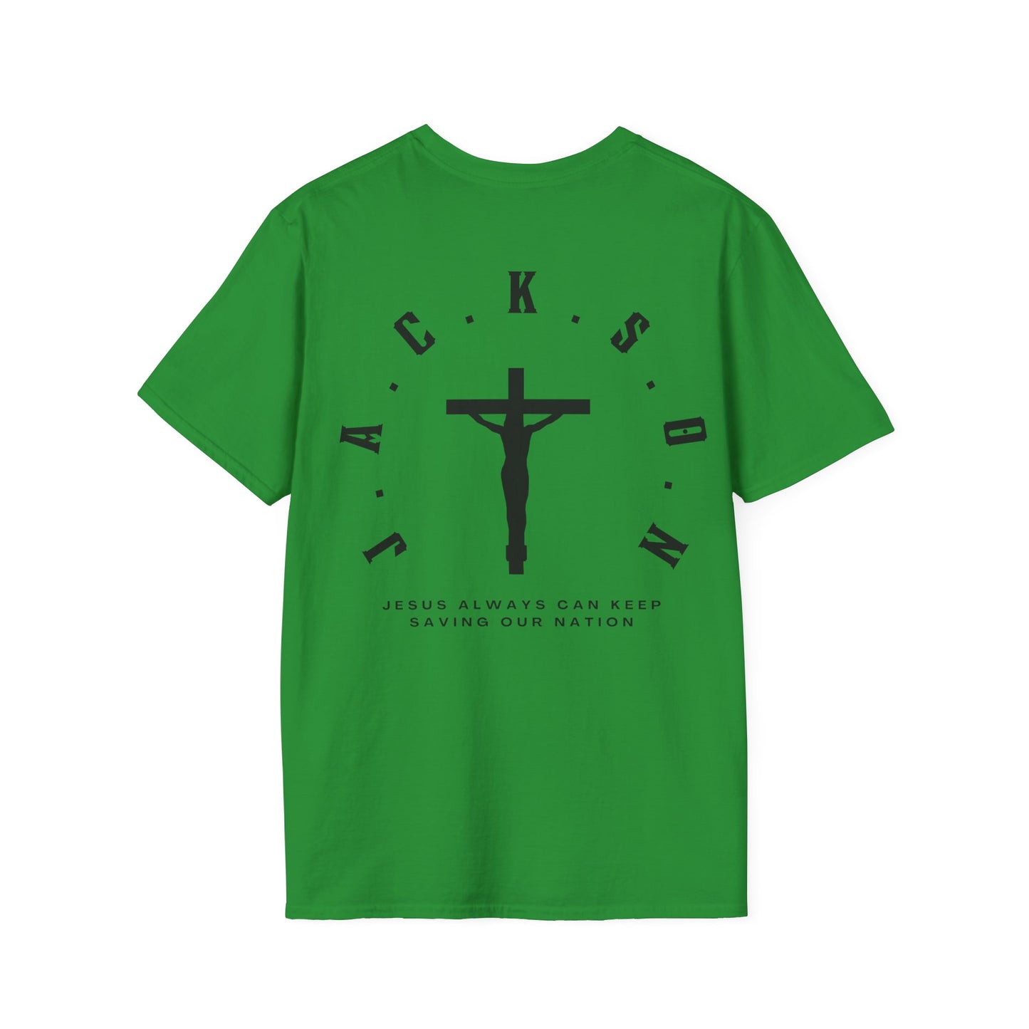 Jackson Believing Christian Black Letters & Cross