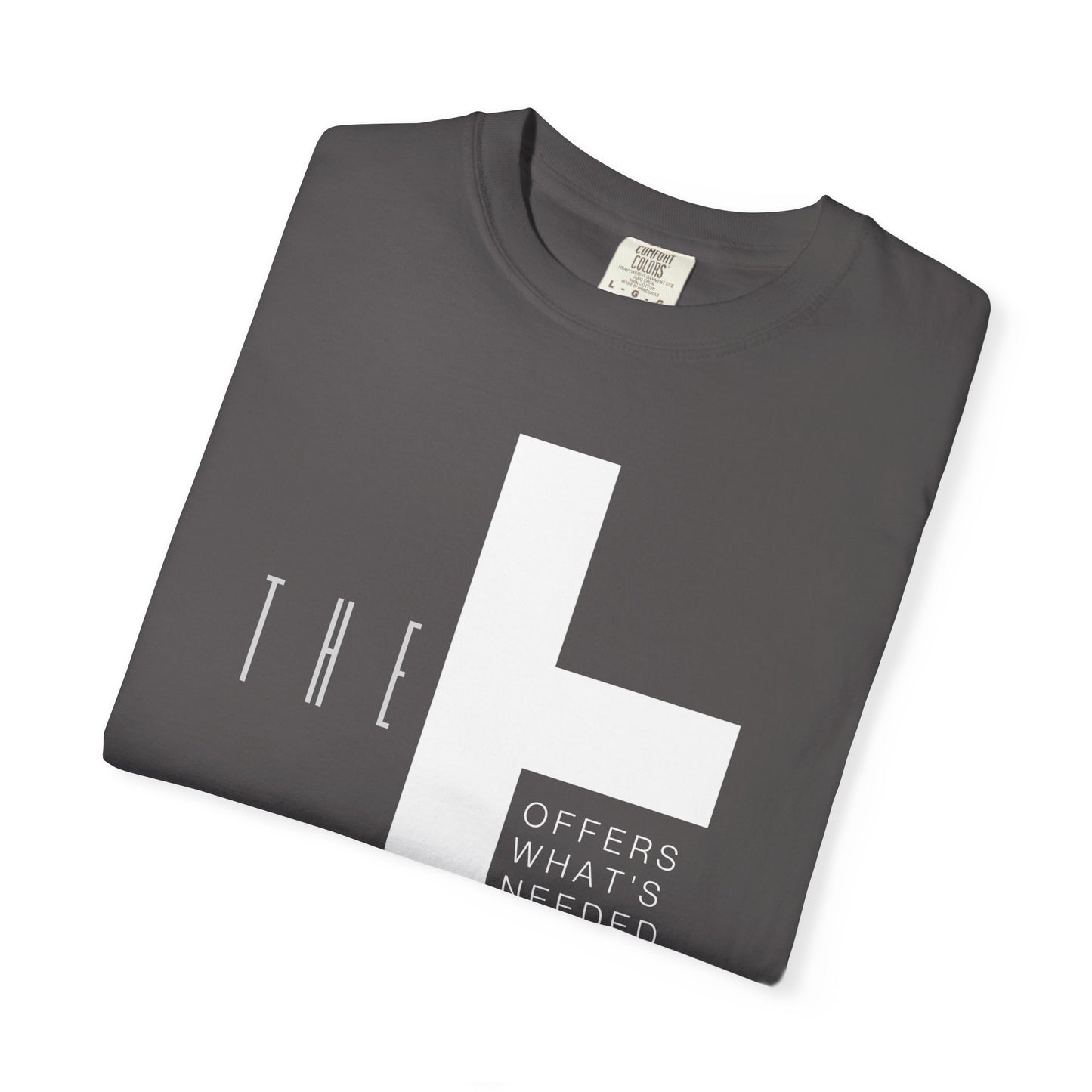 Adult T-Town Christian White Letters & Cross