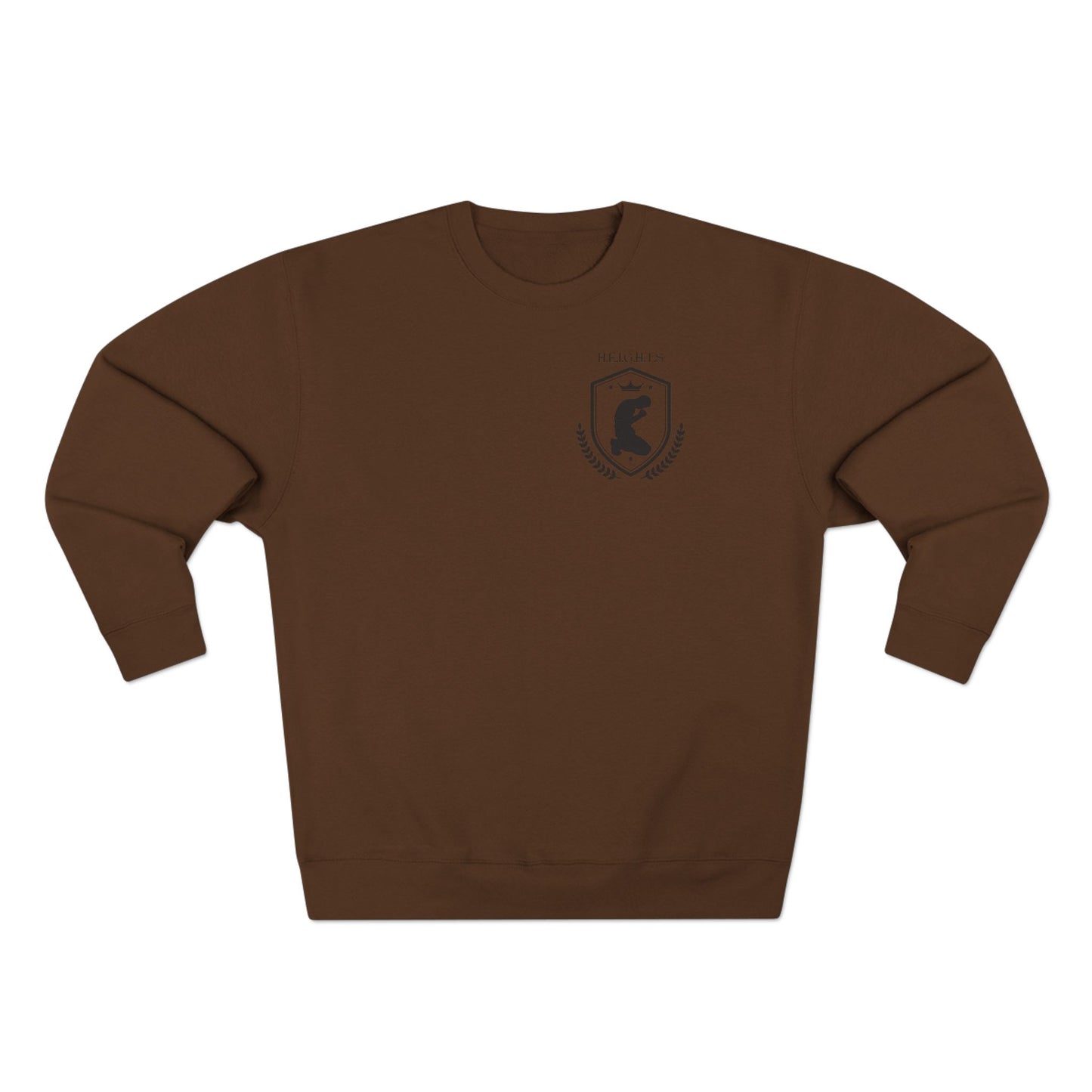Heights Christian Black Letters & Image Crewneck