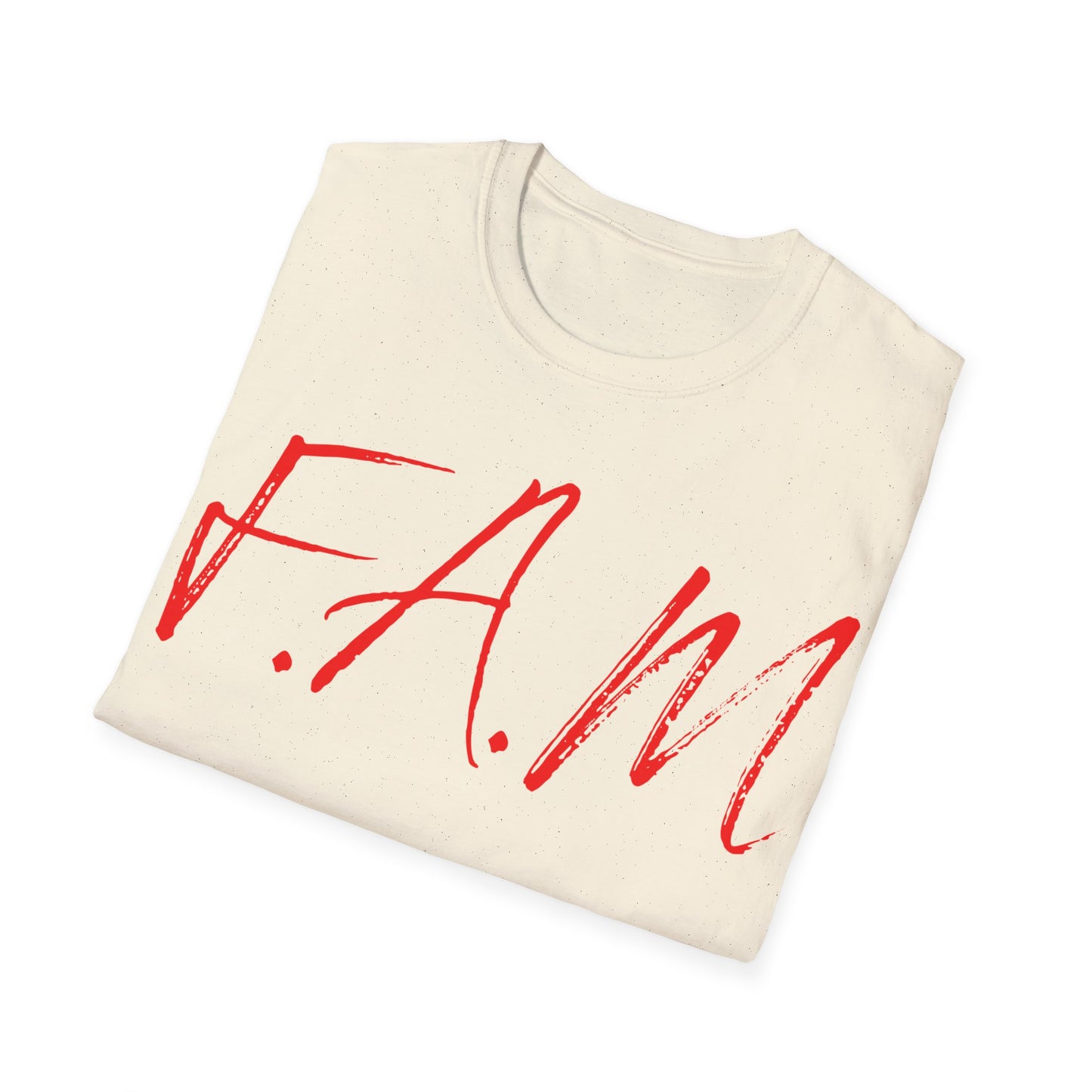 Fam Christian Red Letters & Image