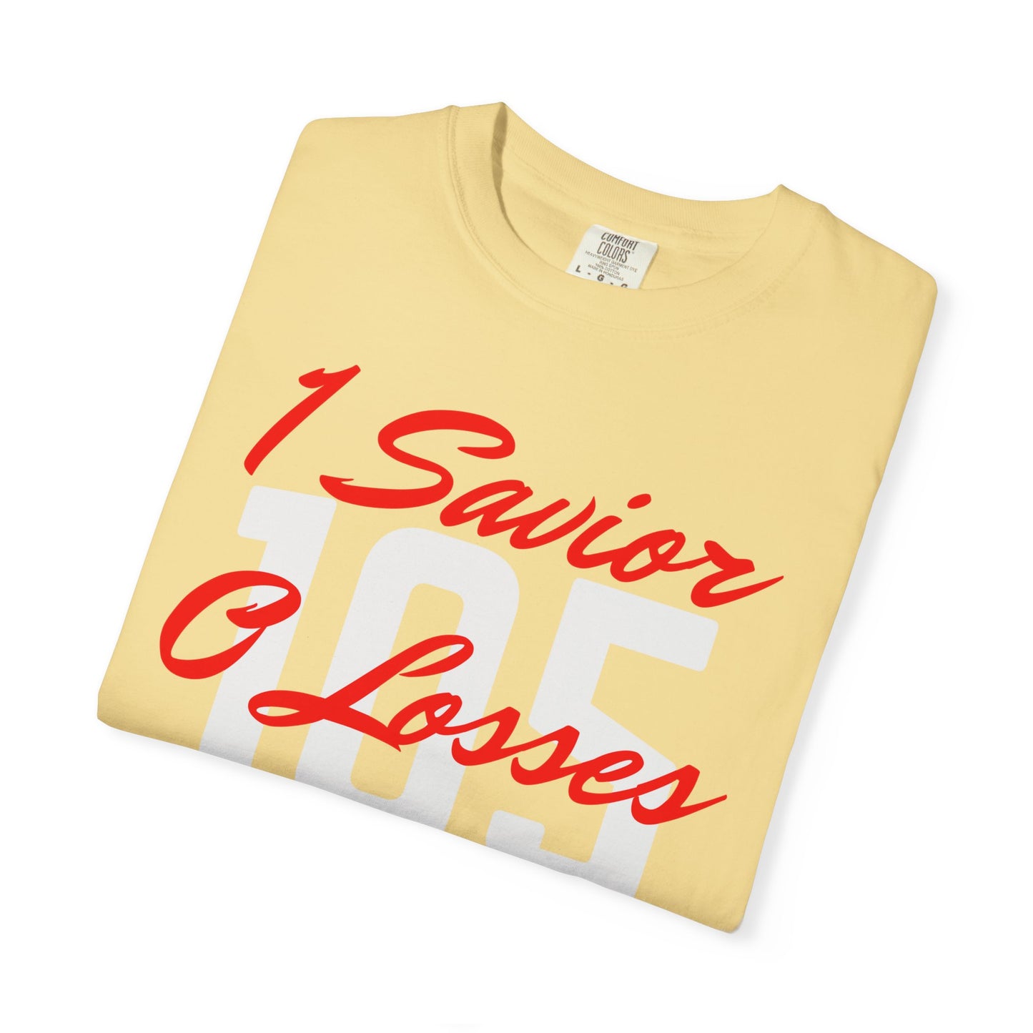 Adult 105 Christian Red and White Letters