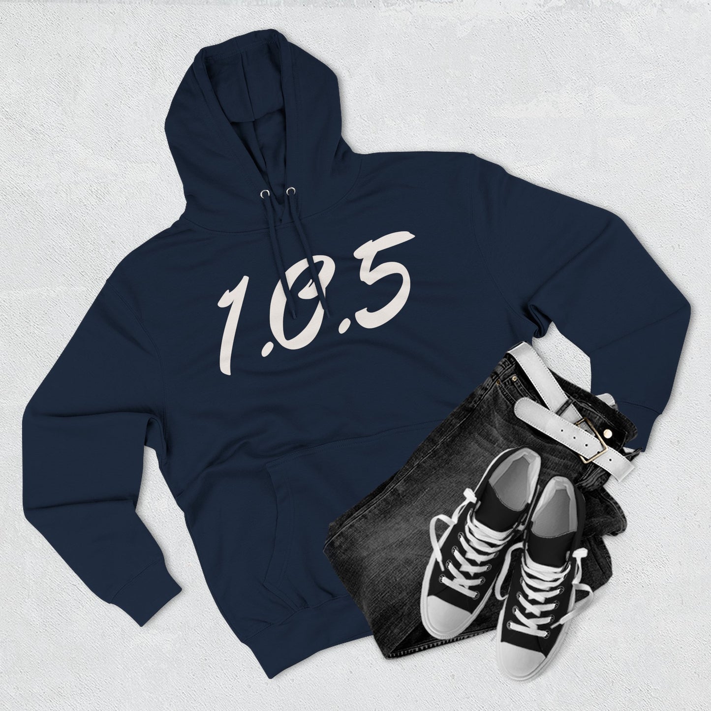 Specialty Adult 105 Christian Blue and White Letters Hoodie