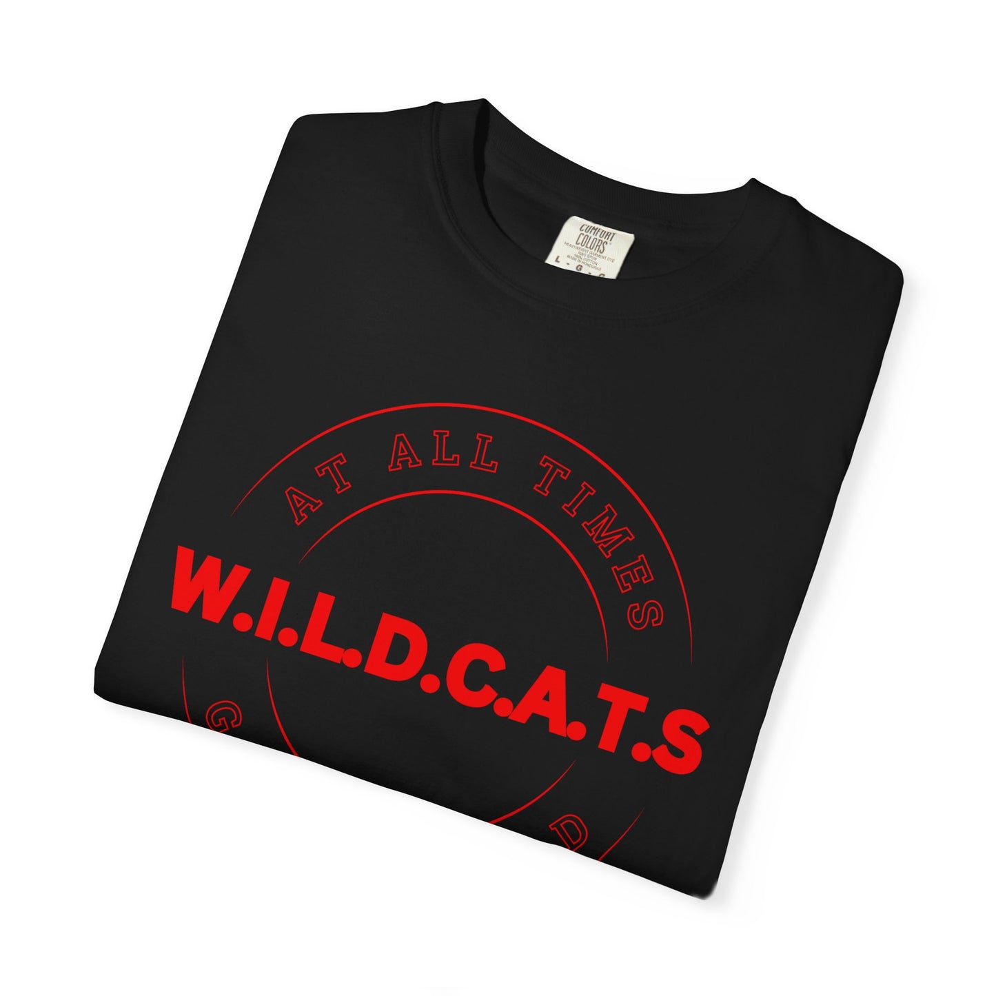 Wildcats Christian Red Letters & Picture