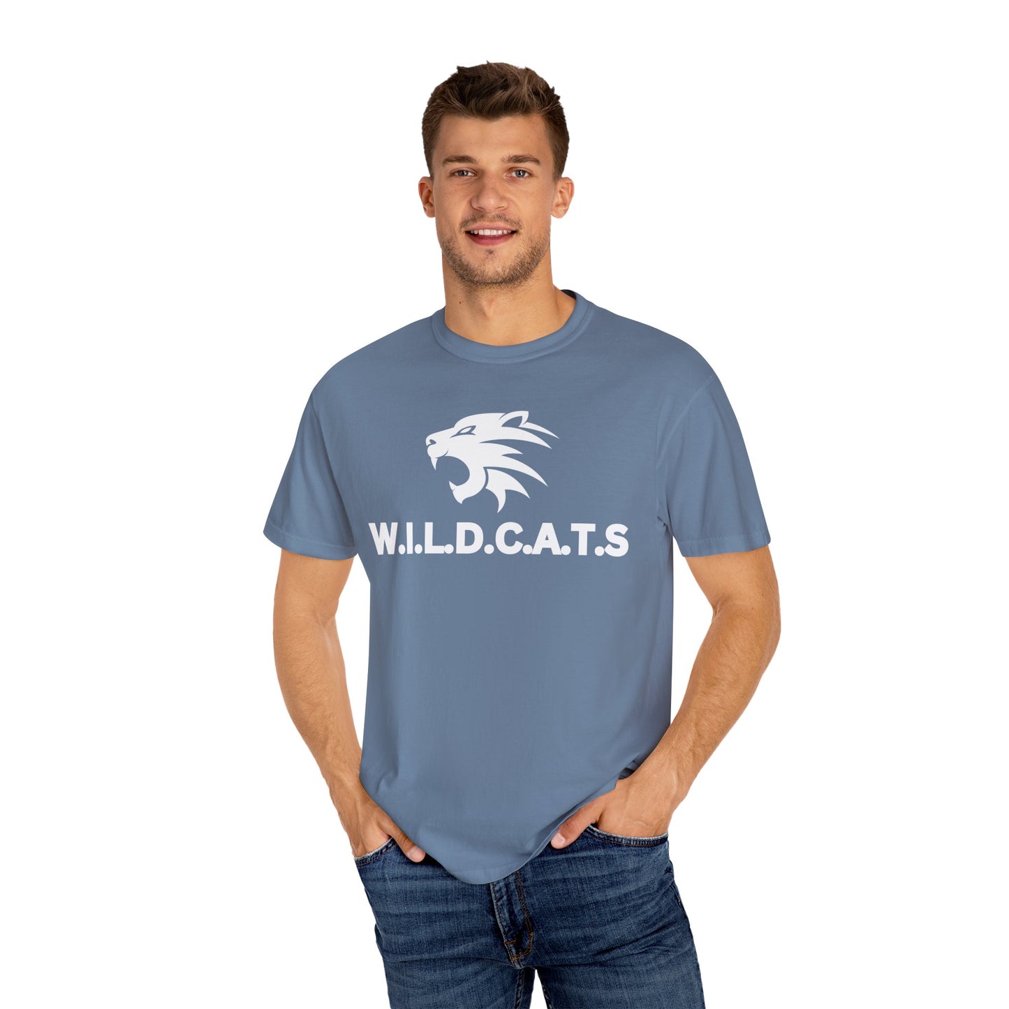 Wildcats Christian White Letters & Image Specialty
