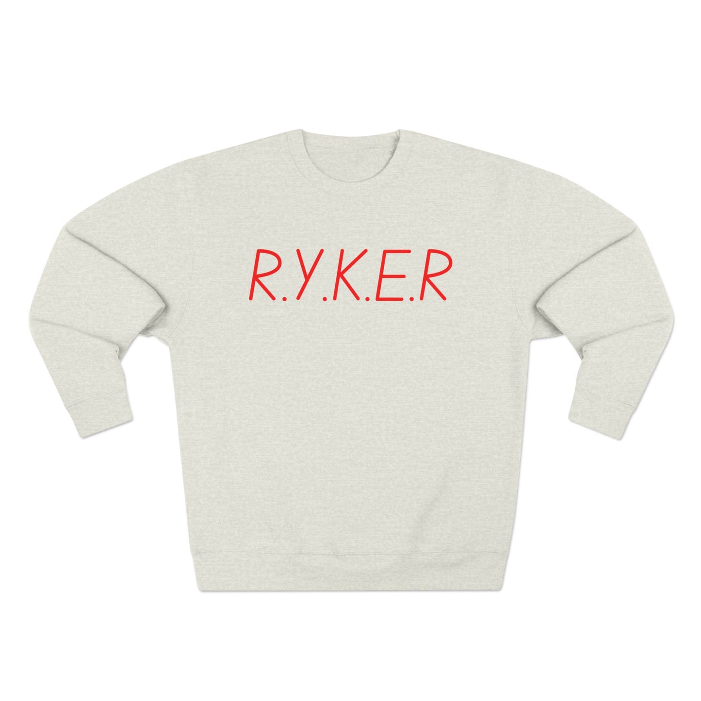 RYKER Christian Red Letters Crewneck
