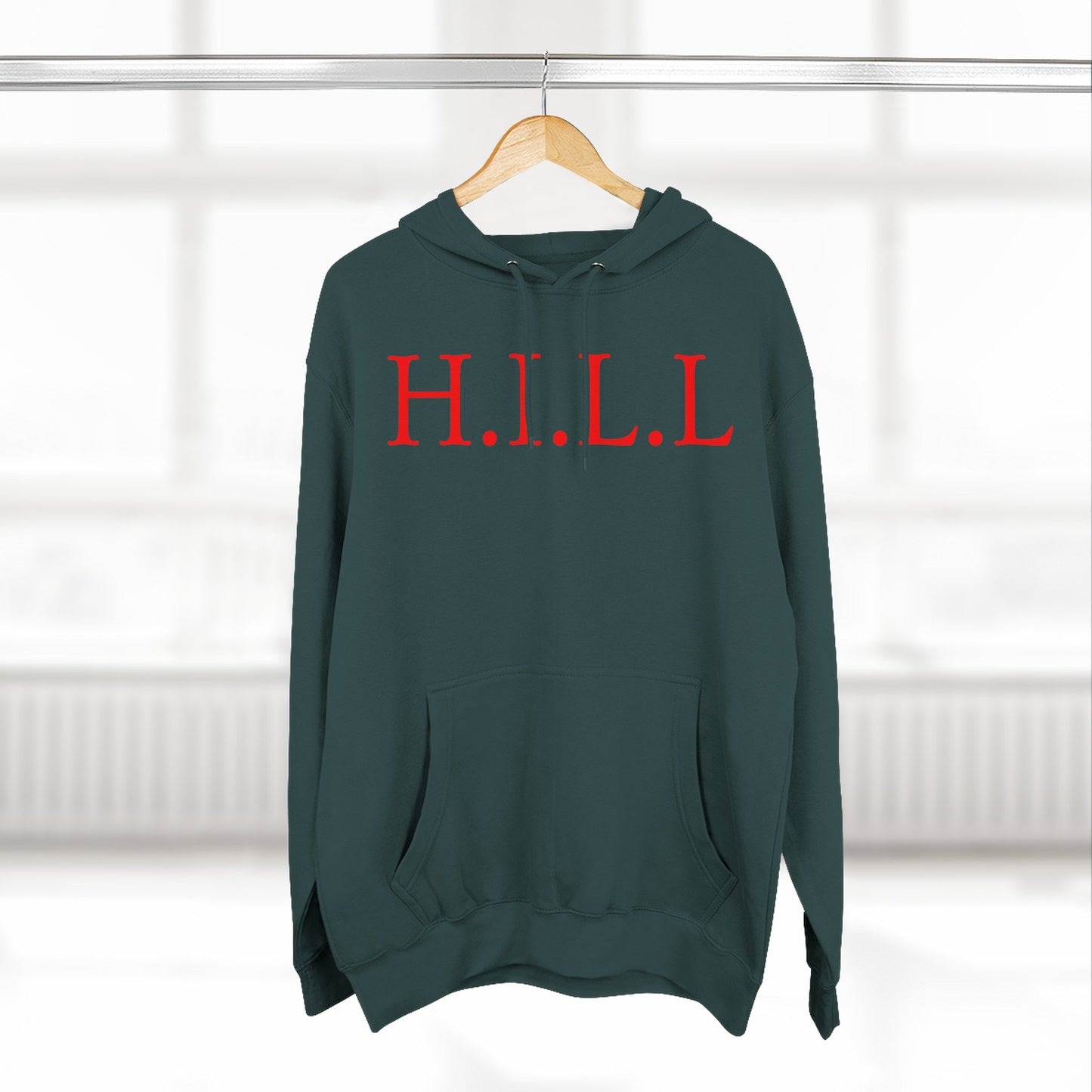 Hill Christian Red Words Hoodie