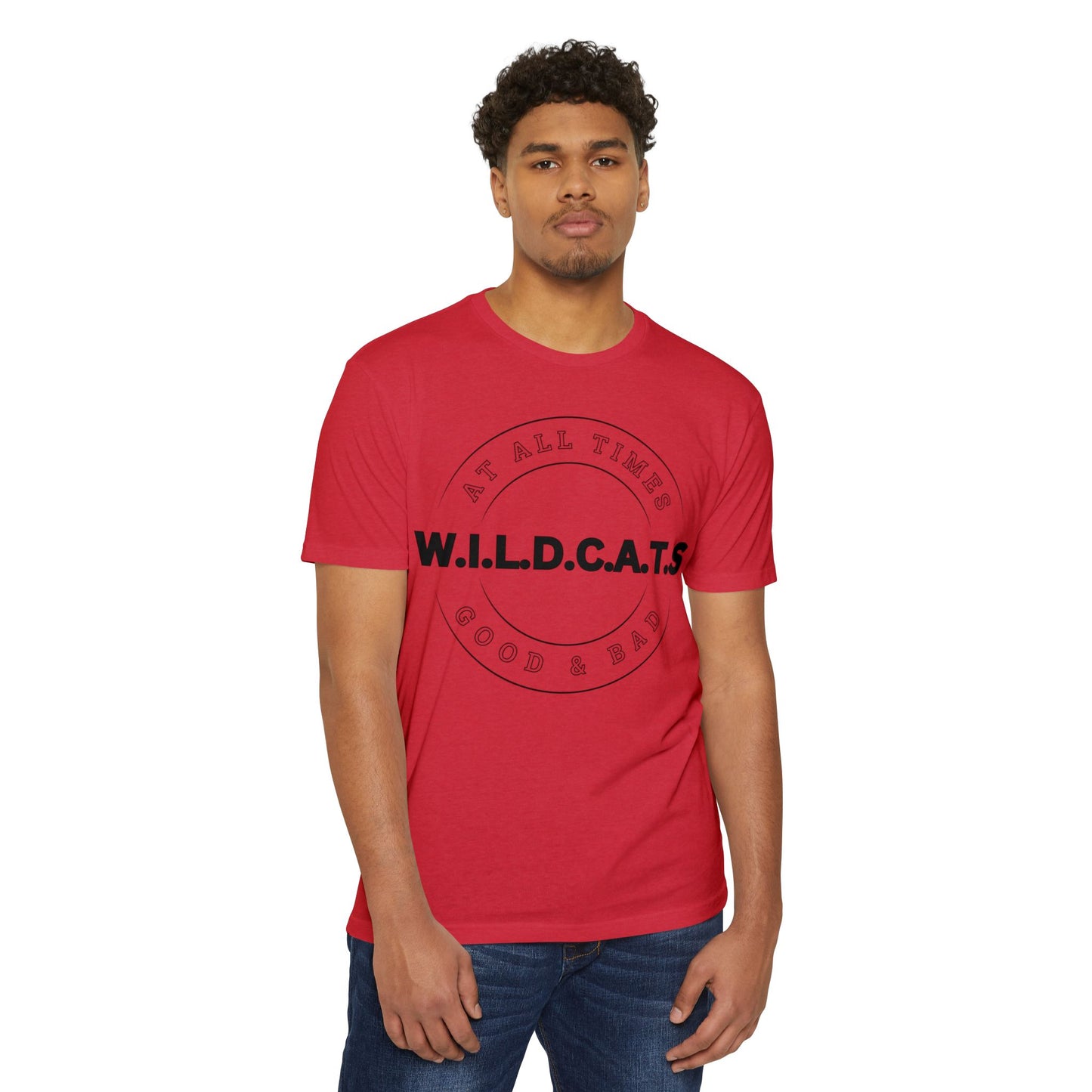 Wildcats Christian Black Letters & Picture