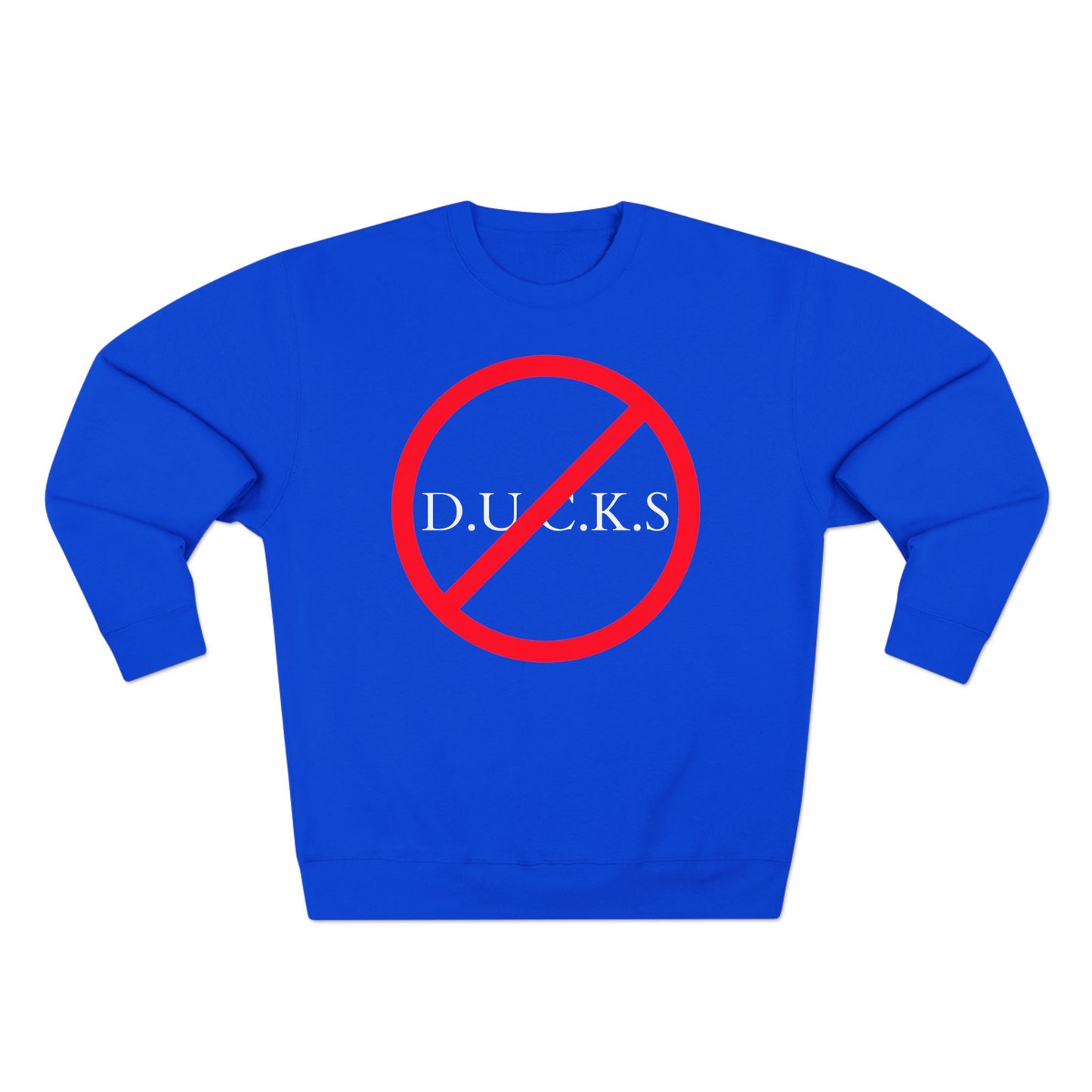 DUCKS Christian White Crewneck