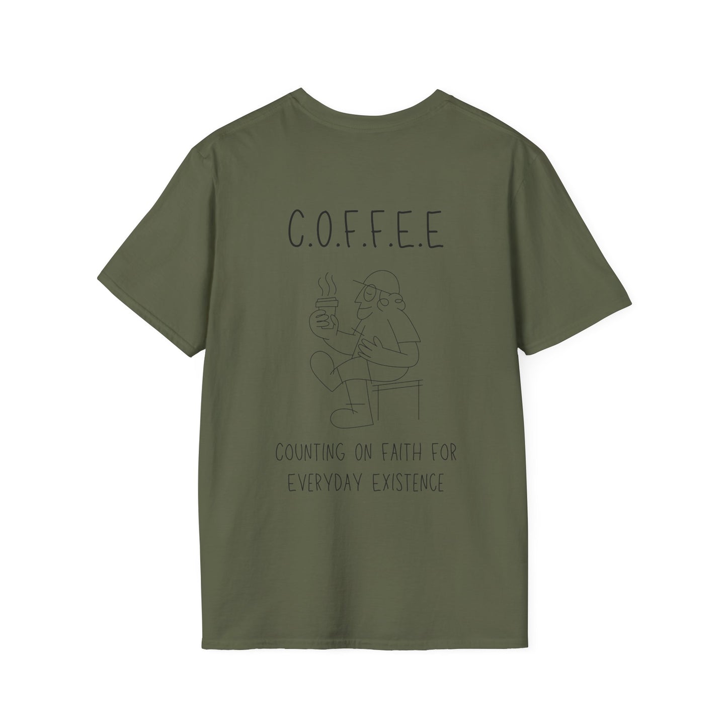 Specialty Adult Coffee Christian Blue Words & Men Image