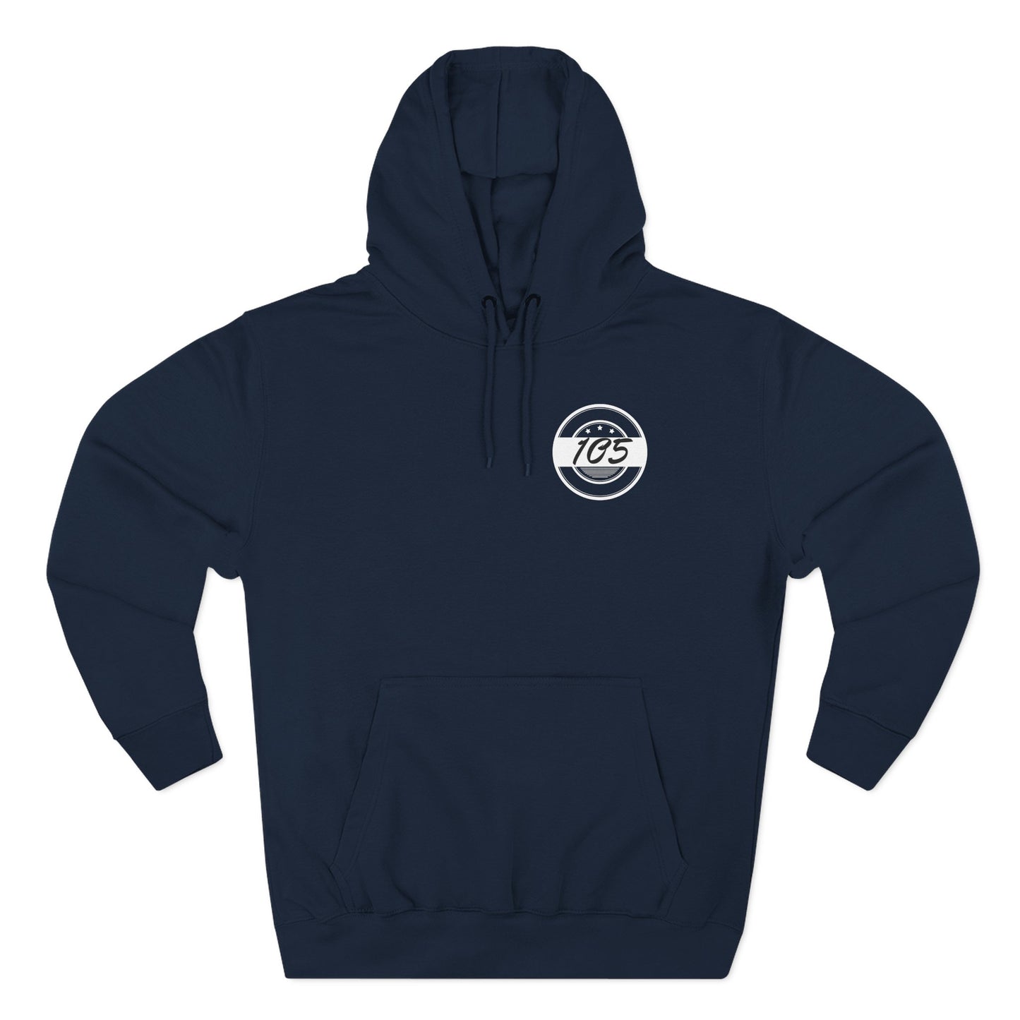 Adult 105 Christian White and Black Letters Hoodie