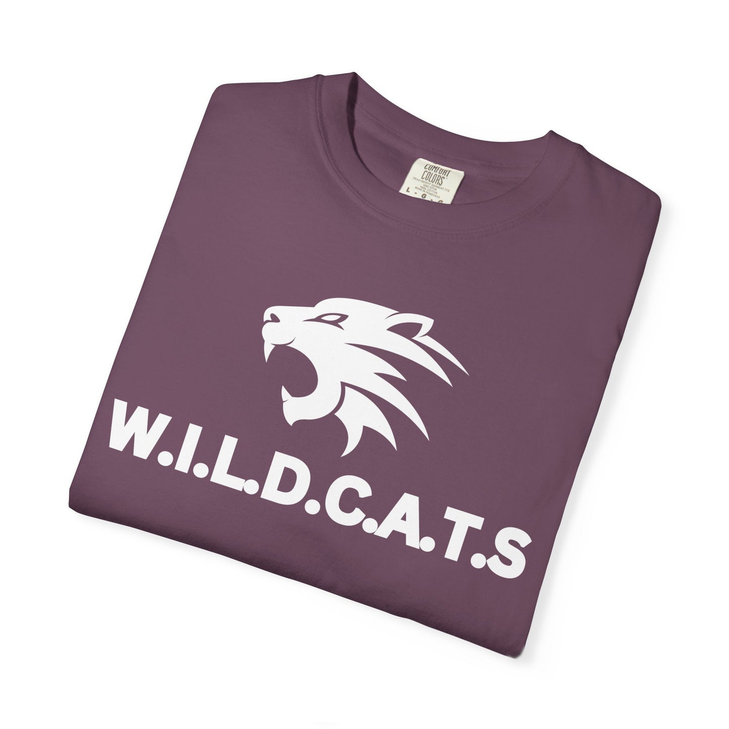 Wildcats Christian White Letters & Image Specialty
