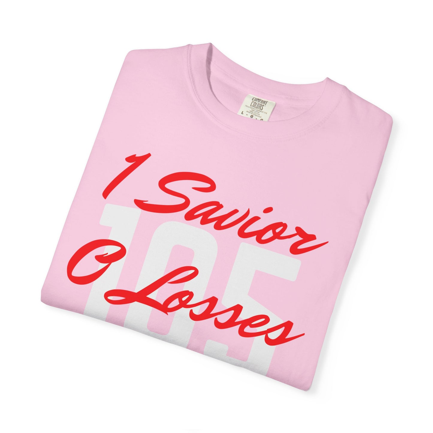 Adult 105 Christian Red and White Letters