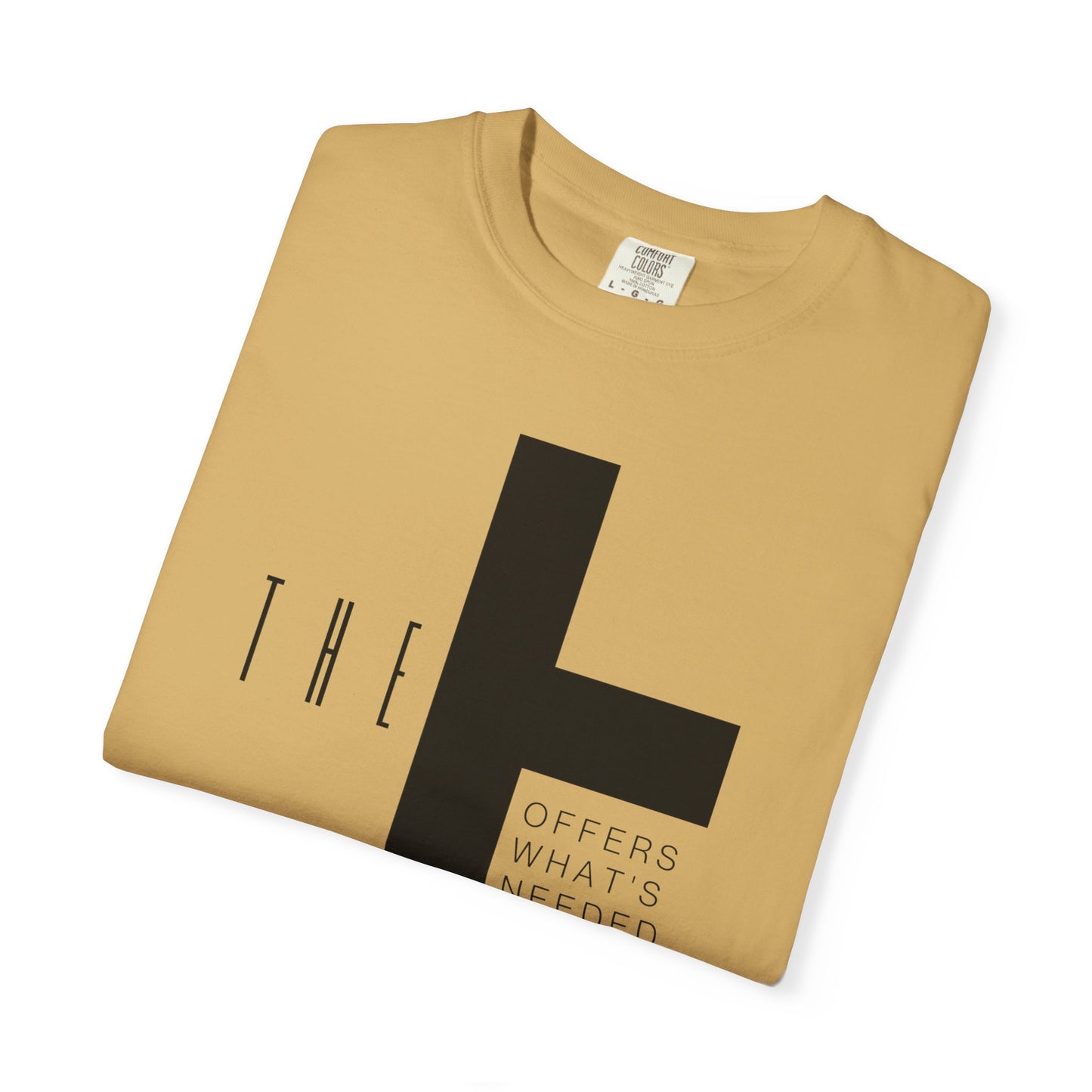 Adult T-Town Christian Black Letters & Cross