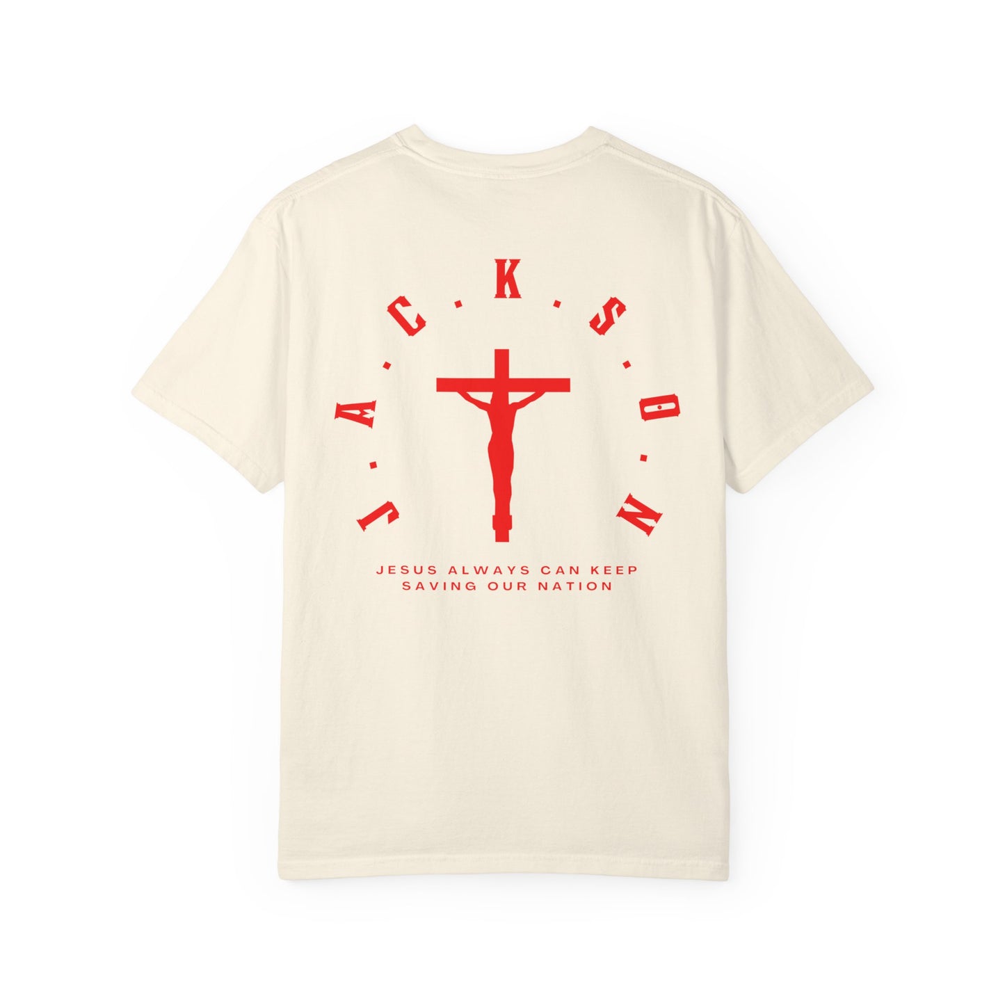 Jackson Believing Christian Red Letters & Cross