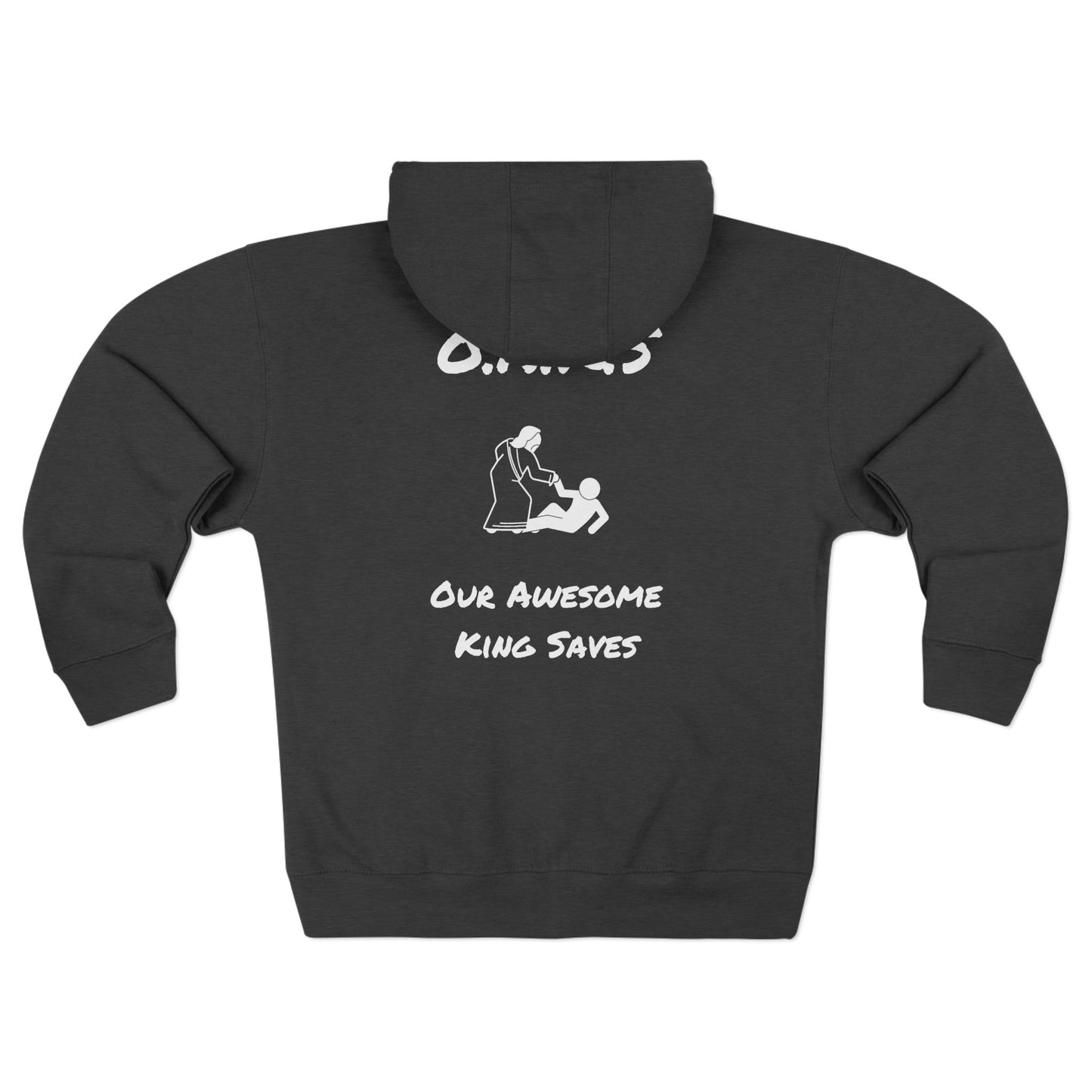 Oaks Christian White Hoodie Zipper