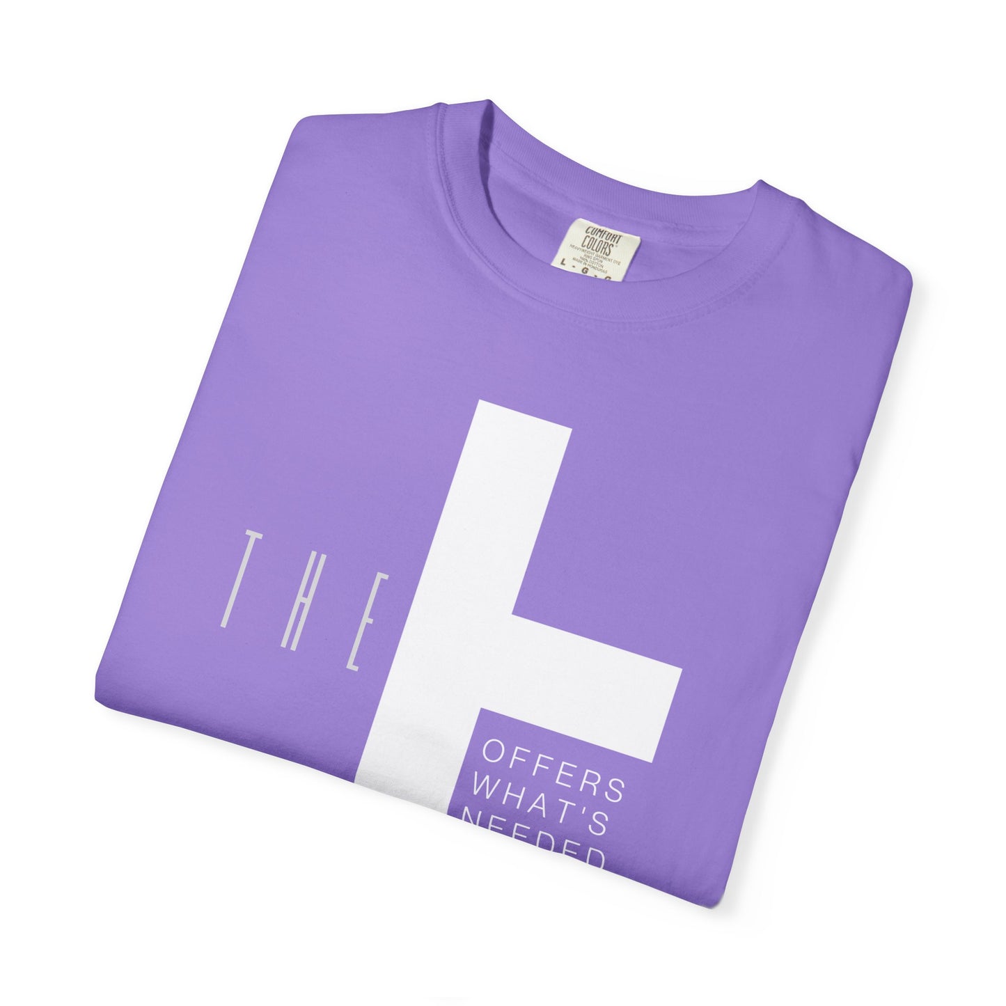 Adult T-Town Christian White Letters & Cross