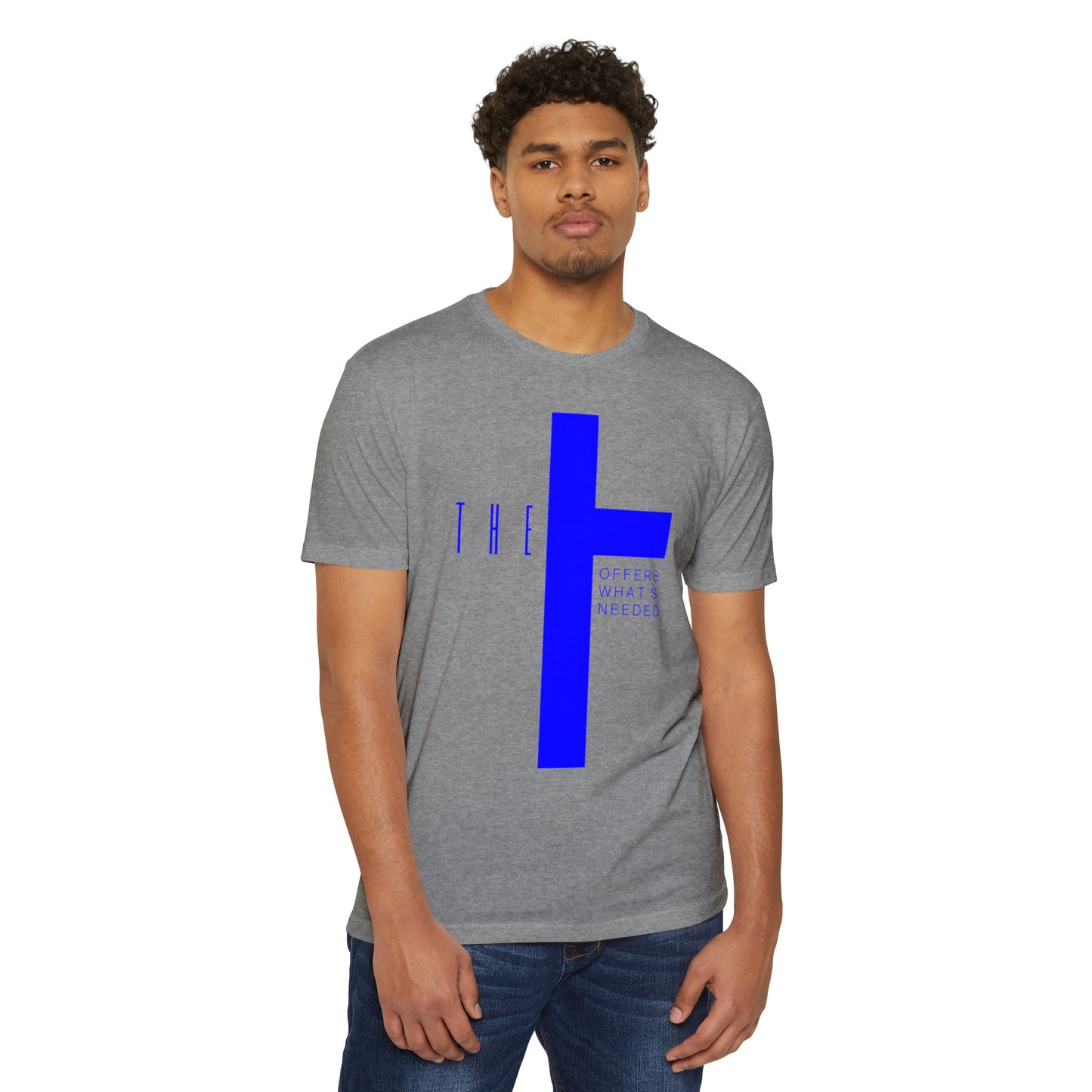 T-Town Blue Cross & Letters Blended
