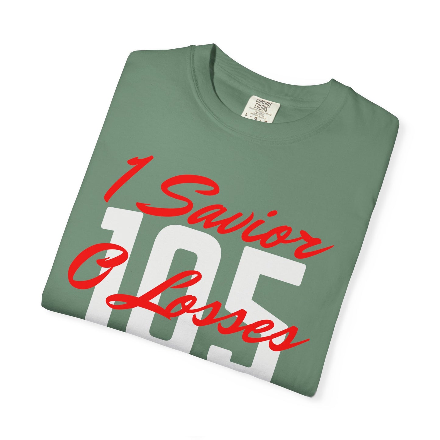 Adult 105 Christian Red and White Letters