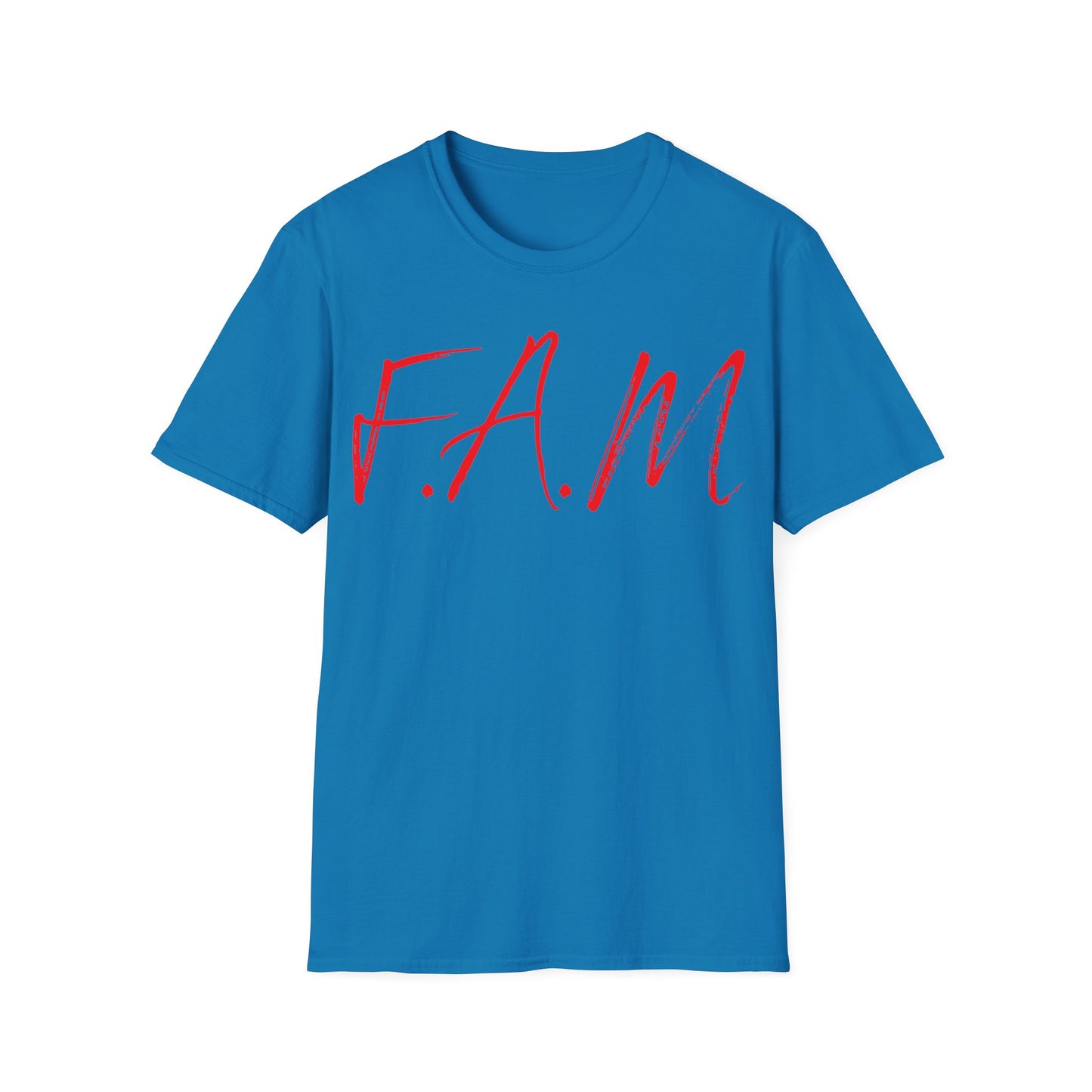 Fam Christian Red Letters & Image