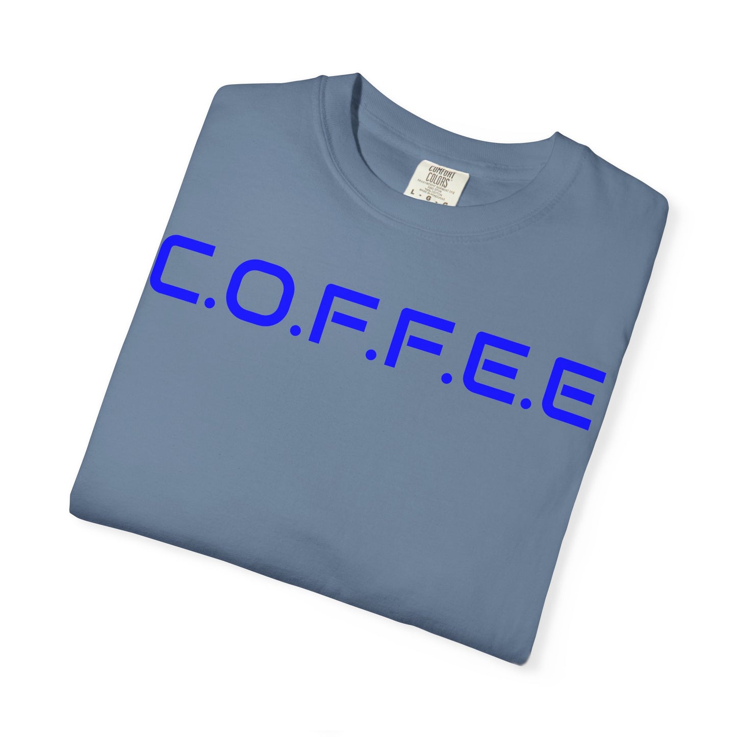 Adult Coffee Christian Blue Words Only