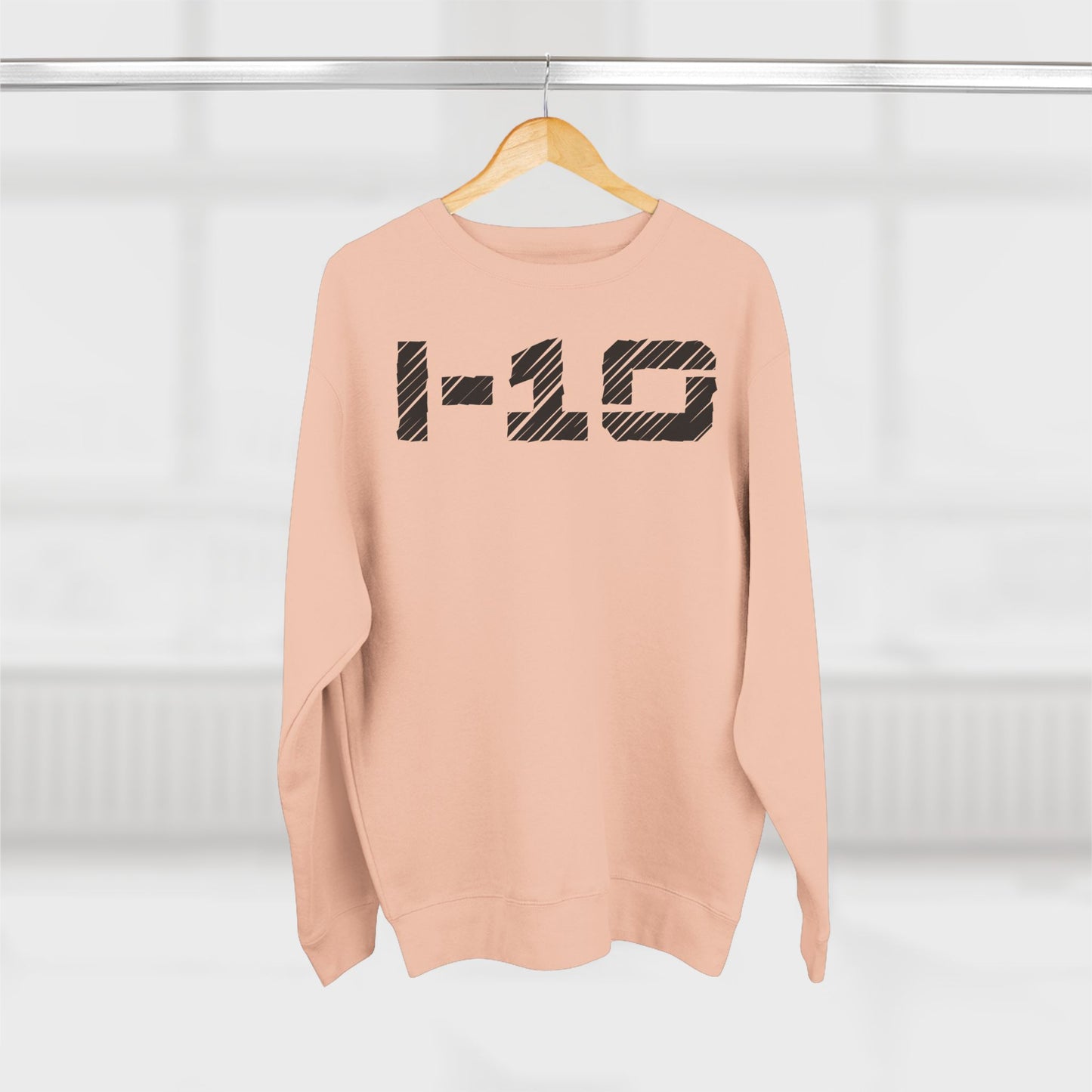 I-10 Christian Black Words Crewneck