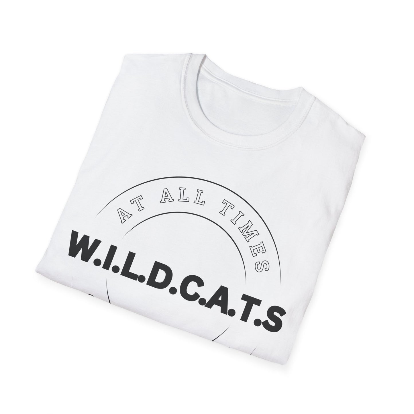 Wildcats Christian Black Letters & Picture
