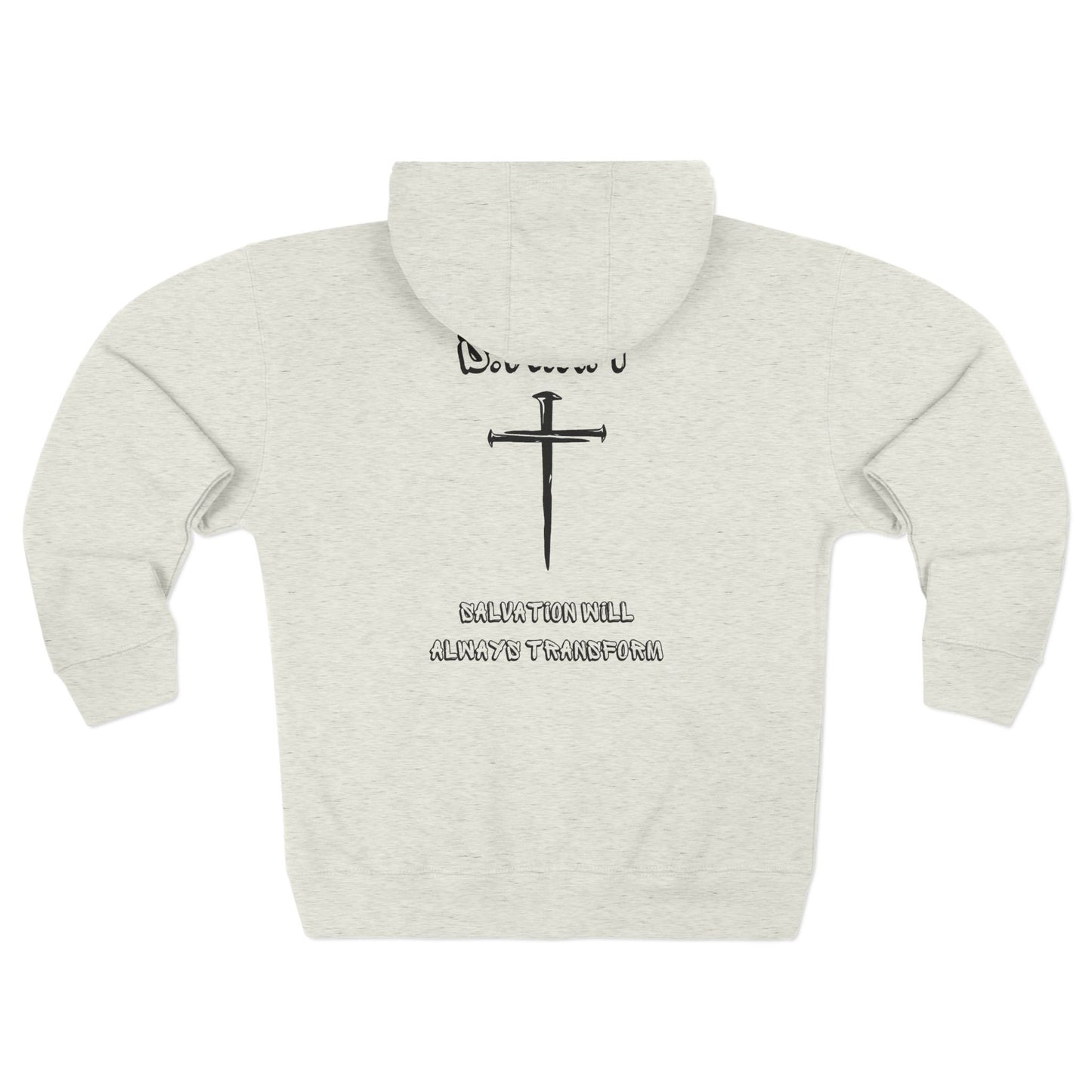 Swat Christian Black Words Hoodie Zipper